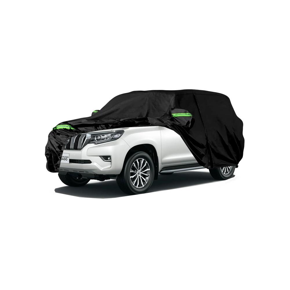 All Weather Protection Car Cover for Toyota Prado (2008-2024) Waterproof Coating with Reflectors Soft Interior Lint Layer and Zipper (Black)
All Weather Protection Car Cover for Toyota Prado (2008-2024) Waterproof Coating with Reflectors Soft Interior Lint Layer and Zipper (Black)