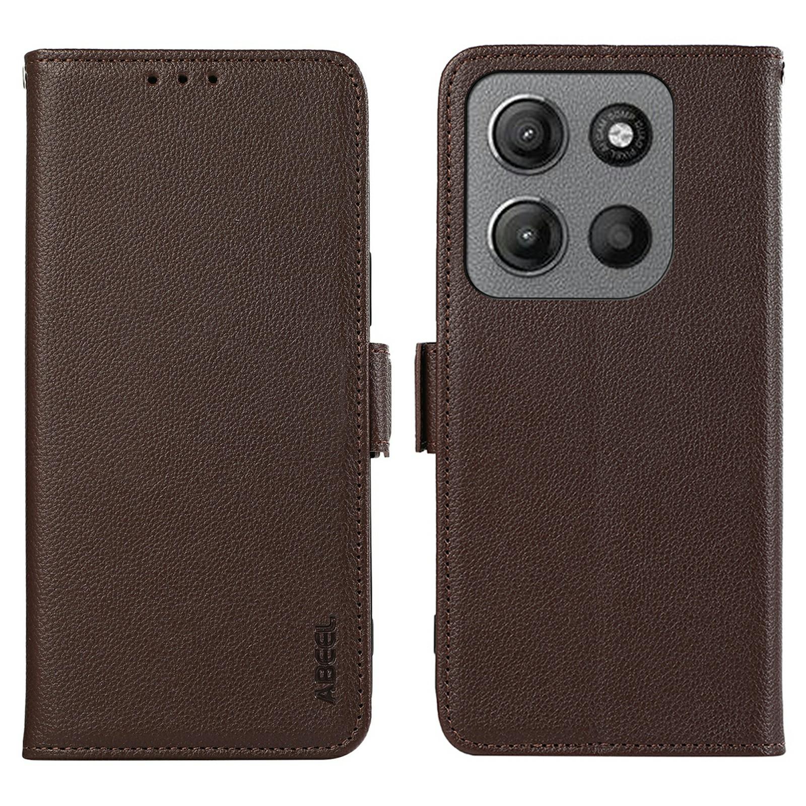 ABEEL For Motorola Moto G15 4G Case Litchi Texture Leather RFID Blocking Phone Cover Brown
ABEEL For Motorola Moto G15 4G Case Litchi Texture Leather RFID Blocking Phone Cover Brown