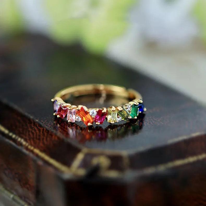 Rainbow Candy Colorful Ins Gorgeous Zircon Personality Micro-inlaid Ring Gold-plated Women s Fashion High-end Ring 2026 Resizable
Rainbow Candy Colorful Ins Gorgeous Zircon Personality Micro-inlaid Ring Gold-plated Women s Fashion High-end Ring 2026 Resizable