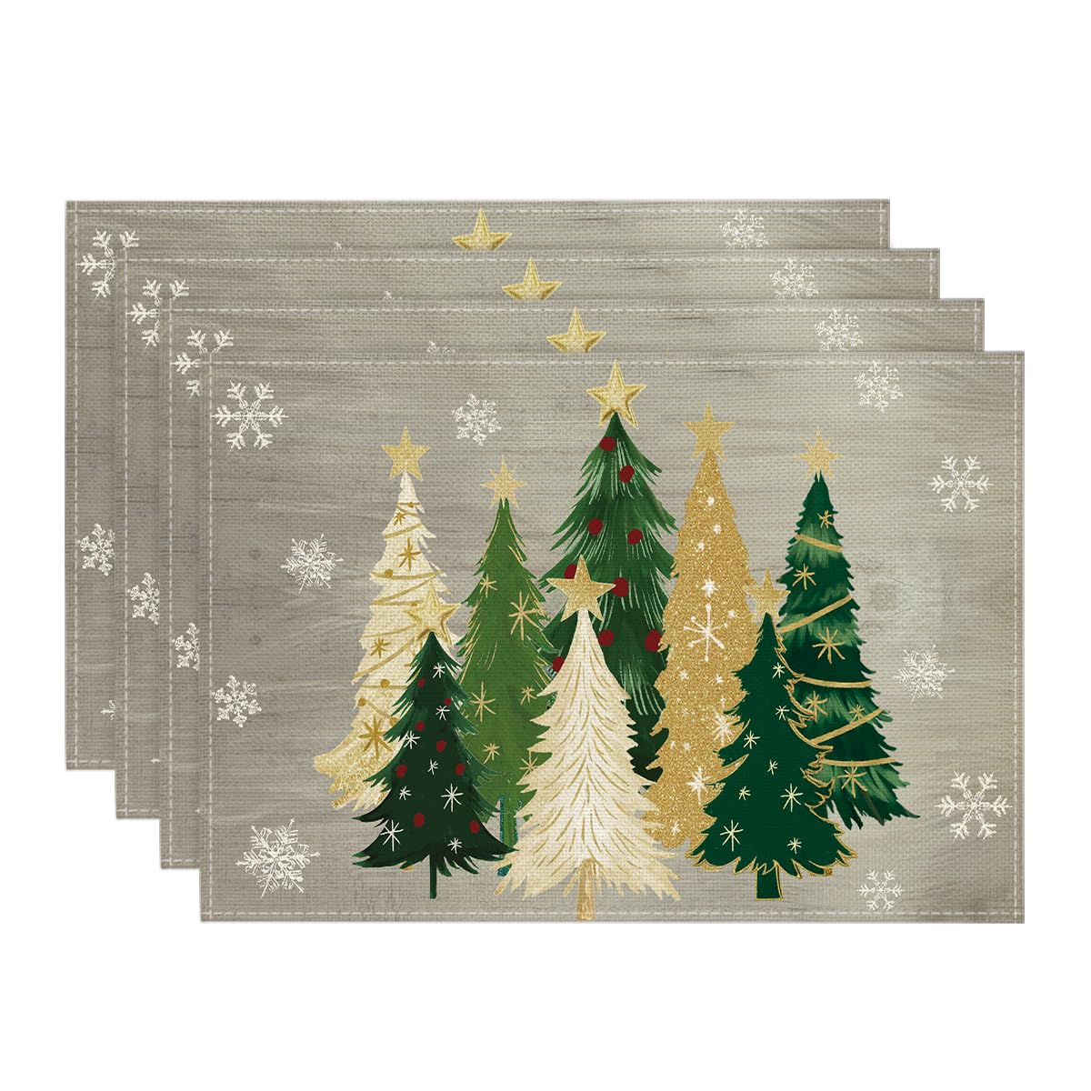 Xmas Trees Snowflakes Winter Placemats Set of 4, 12x18 Inch Seasonal Red Christmas Table Mats for Party Kitchen Dining Decoration 12 x 18 , Rectangular 4 Pcs
Xmas Trees Snowflakes Winter Placemats Set of 4, 12x18 Inch Seasonal Red Christmas Table Mats for Party Kitchen Dining Decoration 12 x 18 , Rectangular 4 Pcs