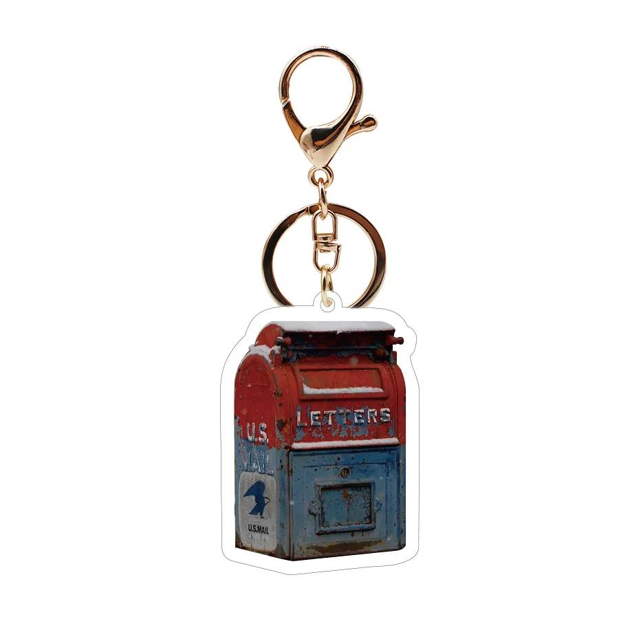Retro Nostalgic Mail Box Acrylic Keychain Post Office Mailbox Envelope Box Pendant Hanging Key Ring for Men Women Party Gift
Retro Nostalgic Mail Box Acrylic Keychain Post Office Mailbox Envelope Box Pendant Hanging Key Ring for Men Women Party Gift