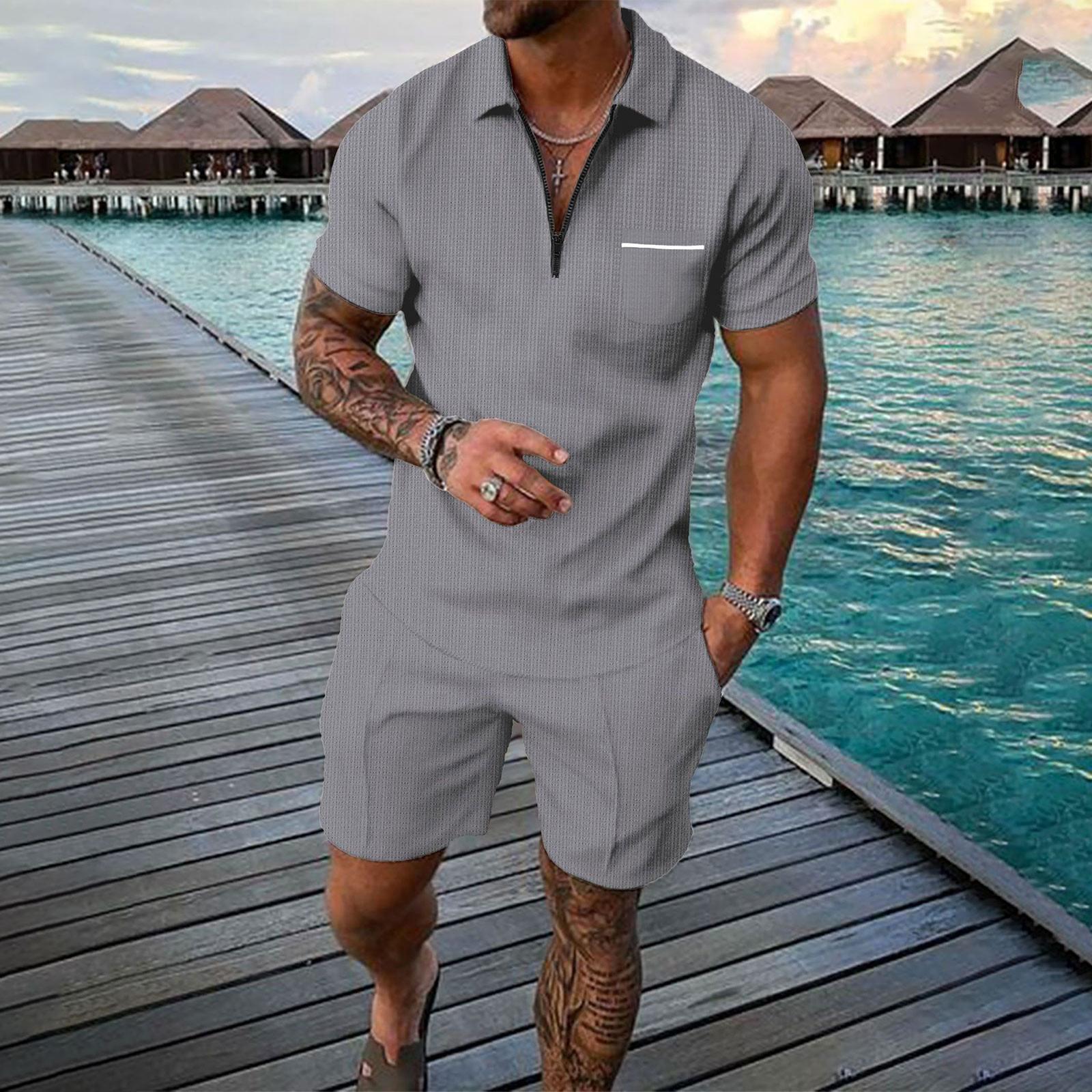 Мужская рубашка повседневная спортивная свободная с коротким рукавом шорты пляжный костюм XXXL
Мужская рубашка повседневная спортивная свободная с коротким рукавом шорты пляжный костюм XXXL