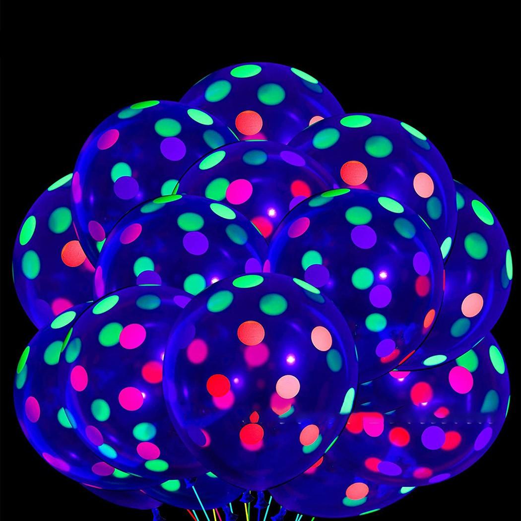 10× Clear Latex 12 Inch Neon UV Blacklight Reactive Star Balloons Stars Points *100% Brand New And High Quality.
10× Clear Latex 12 Inch Neon UV Blacklight Reactive Star Balloons Stars Points *100% Brand New And High Quality.