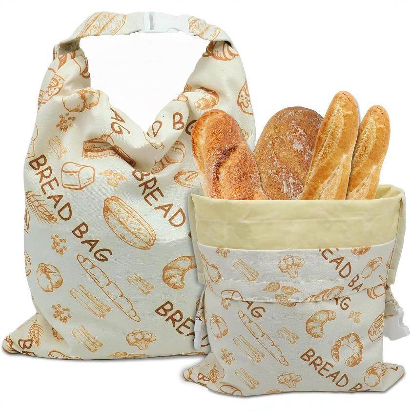 FDA-Approved Beeswax Cotton Reusable Bread Bag
FDA-Approved Beeswax Cotton Reusable Bread Bag