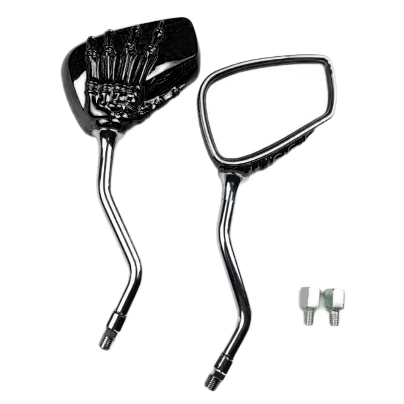 1 Pair Motorbike Rear View Scooters Accessories Motorcycle Rearview Skeleton Hand Side чорний
1 Pair Motorbike Rear View Scooters Accessories Motorcycle Rearview Skeleton Hand Side чорний