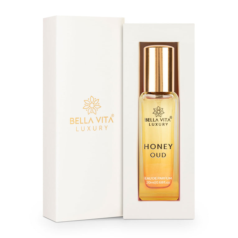 Bella Vita Luxury Honey Oud Eau De Parfum Unisex Perfume for Men & Women with Patchouli, Vanilla, Bergamot | Floral, Spicy EDP Fragrance Scent, 20 Ml
Bella Vita Luxury Honey Oud Eau De Parfum Unisex Perfume for Men & Women with Patchouli, Vanilla, Bergamot | Floral, Spicy EDP Fragrance Scent, 20 Ml