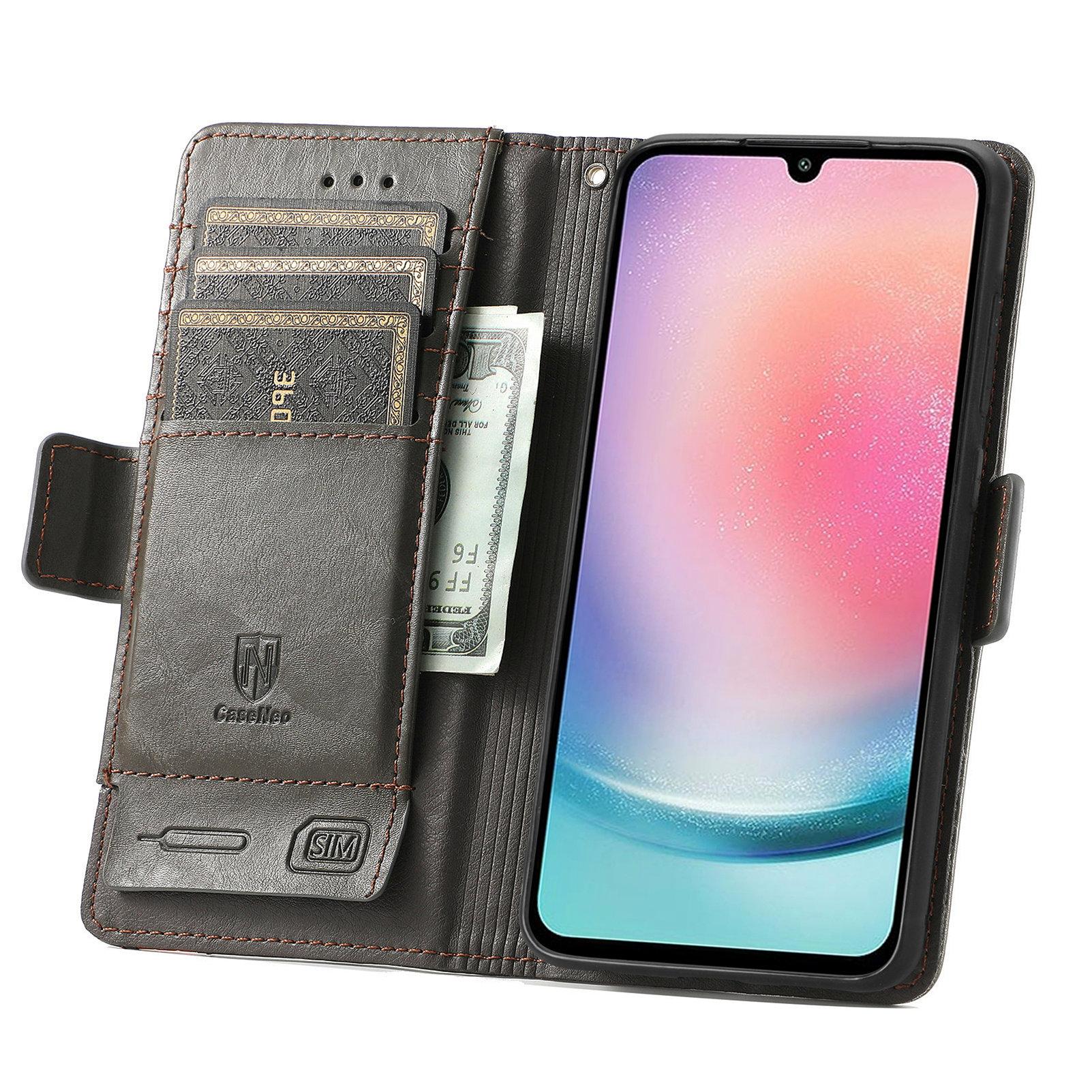 For Samsung Galaxy A25 5G (Global) (161mm) Phone Cases CASENEO PU Leather Cover Stand with RFID Blocking Wallet Grey
For Samsung Galaxy A25 5G (Global) (161mm) Phone Cases CASENEO PU Leather Cover Stand with RFID Blocking Wallet Grey