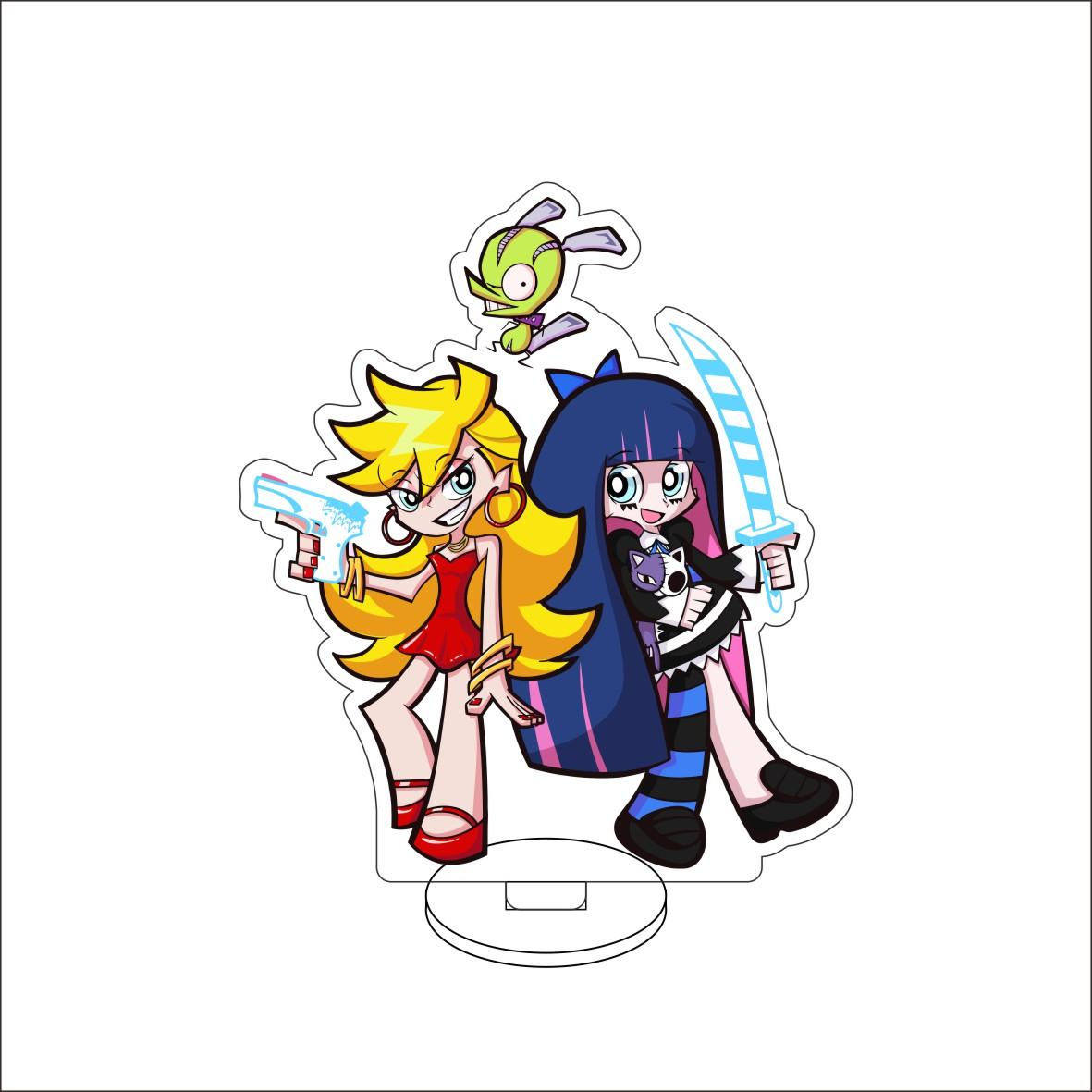 10CM Anime Panty Stocking with Garterbelt Figure Stand Model Panty Anarchy/Stocking Anarchy Cute Desk Decor Standing Sign Gifts 10CM
10CM Anime Panty Stocking with Garterbelt Figure Stand Model Panty Anarchy/Stocking Anarchy Cute Desk Decor Standing Sign Gifts 10CM