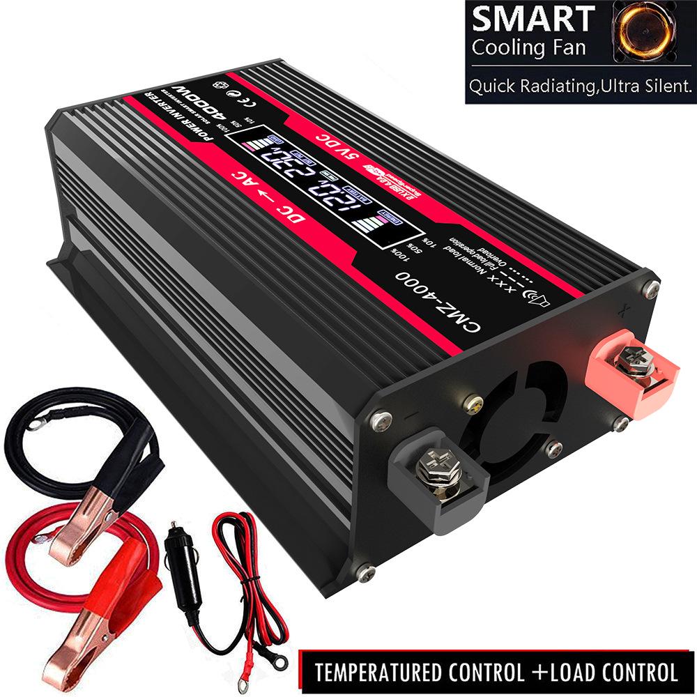 Міжнародний 300 Вт Розумний Інвертор, Перетворювач 12 В на 220 В/110 В, LED Дисплей, Подвійний USB
Міжнародний 300 Вт Розумний Інвертор, Перетворювач 12 В на 220 В/110 В, LED Дисплей, Подвійний USB