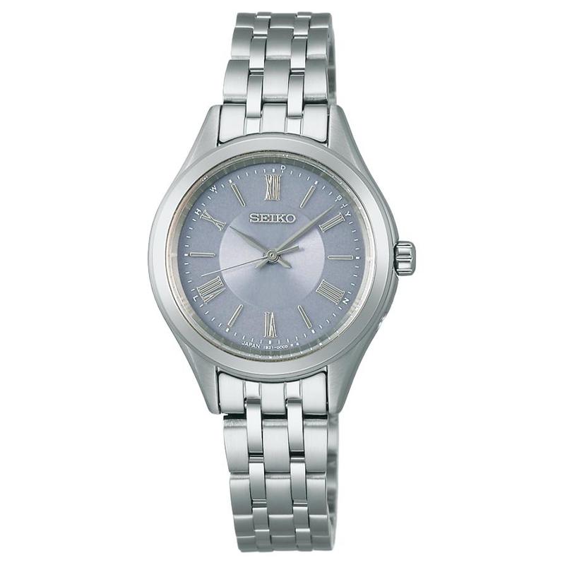 SEIKO SELECTION 100 meters waterproof, radio time adjustment, antimagnetic, solar Quartz, Steel Strap, , 28mm women s watch, gray dial SSDY049
SEIKO SELECTION 100 meters waterproof, radio time adjustment, antimagnetic, solar Quartz, Steel Strap, , 28mm women s watch, gray dial SSDY049