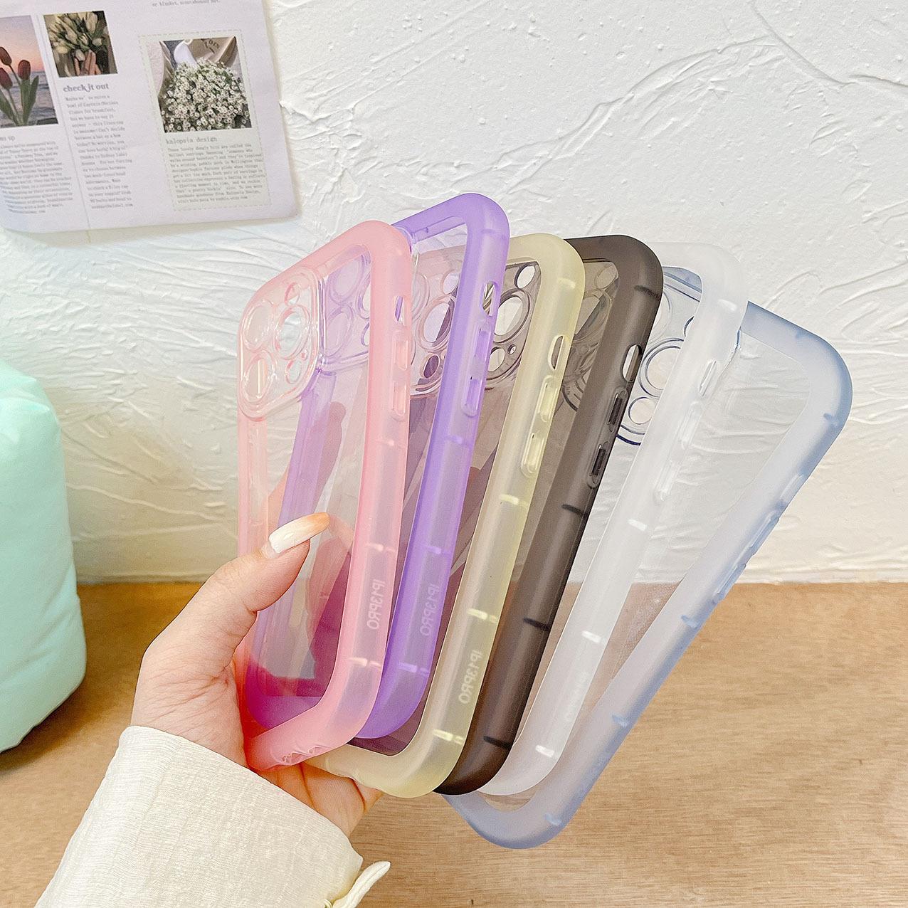 Applicable To Apple 14 Mobile Phone Case Simple Anti-fall IPhone 12 Silicone Protective Case Couple X Transparent Candy Color 13 Apple 7/8
Applicable To Apple 14 Mobile Phone Case Simple Anti-fall IPhone 12 Silicone Protective Case Couple X Transparent Candy Color 13 Apple 7/8
