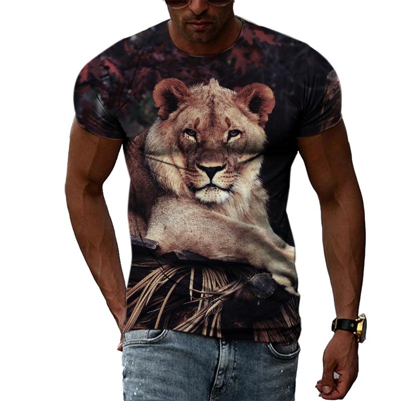 Летние футболки с круглым вырезом и рисунком льва для модных мужчин, повседневная индивидуальная футболка в стиле хип-хоп, уличная футболка с 3D принтом Харадзюку 6XL
Летние футболки с круглым вырезом и рисунком льва для модных мужчин, повседневная индивидуальная футболка в стиле хип-хоп, уличная футболка с 3D принтом Харадзюку 6XL