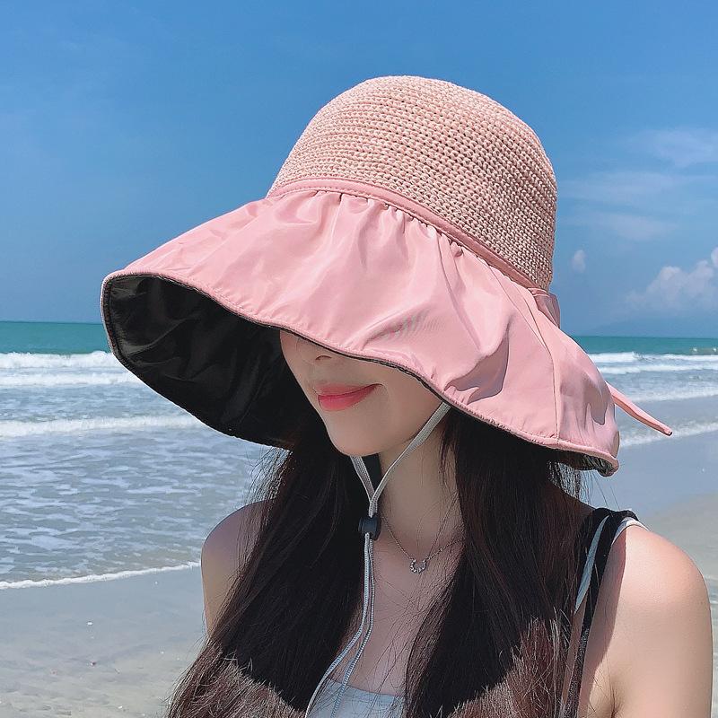 Lu Ni Shi Черная виниловая шляпа от солнца с широкими полями Летняя шляпа-тень Круглая шляпа в японском стиле Солнце 55-59cm розовый
Lu Ni Shi Черная виниловая шляпа от солнца с широкими полями Летняя шляпа-тень Круглая шляпа в японском стиле Солнце 55-59cm розовый