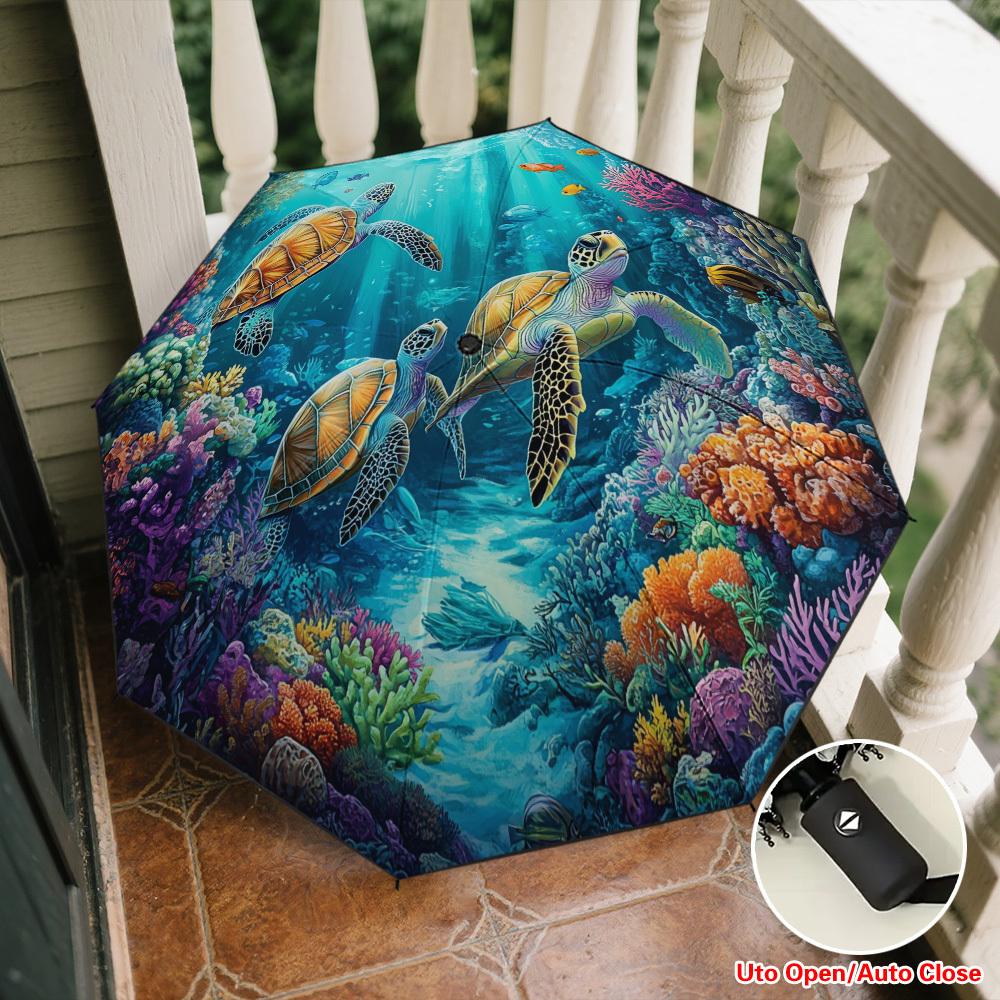 1pc Underwater Paradise Adventure Pattern Folding Umbrella | Automatic Open/Close, Compact Parasol, 8-Rib Durable Frame, Perfe Iron&8K
1pc Underwater Paradise Adventure Pattern Folding Umbrella | Automatic Open/Close, Compact Parasol, 8-Rib Durable Frame, Perfe Iron&8K