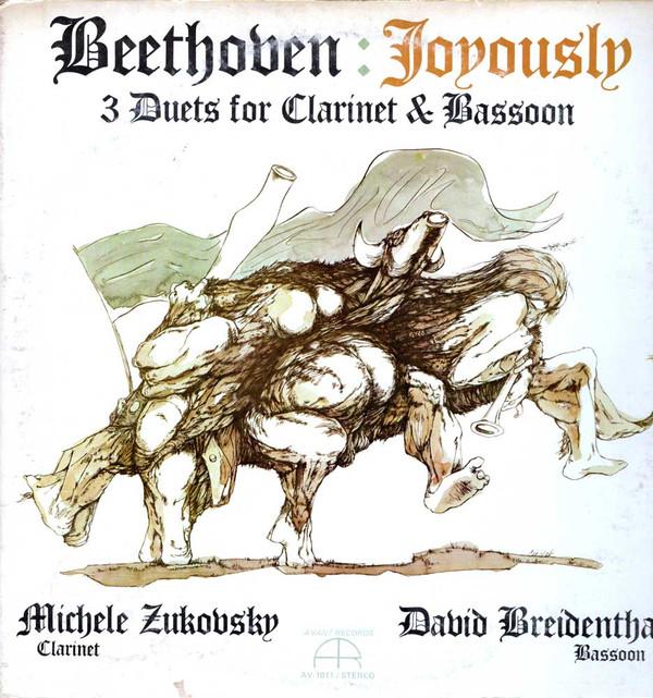 LP Record MICHELE ZUKOVSKY DAVID BREIDENTHAL Beethoven Joyously 3 Duets For C AV1011 AVANT RECORDS US Classical Used
LP Record MICHELE ZUKOVSKY DAVID BREIDENTHAL Beethoven Joyously 3 Duets For C AV1011 AVANT RECORDS US Classical Used