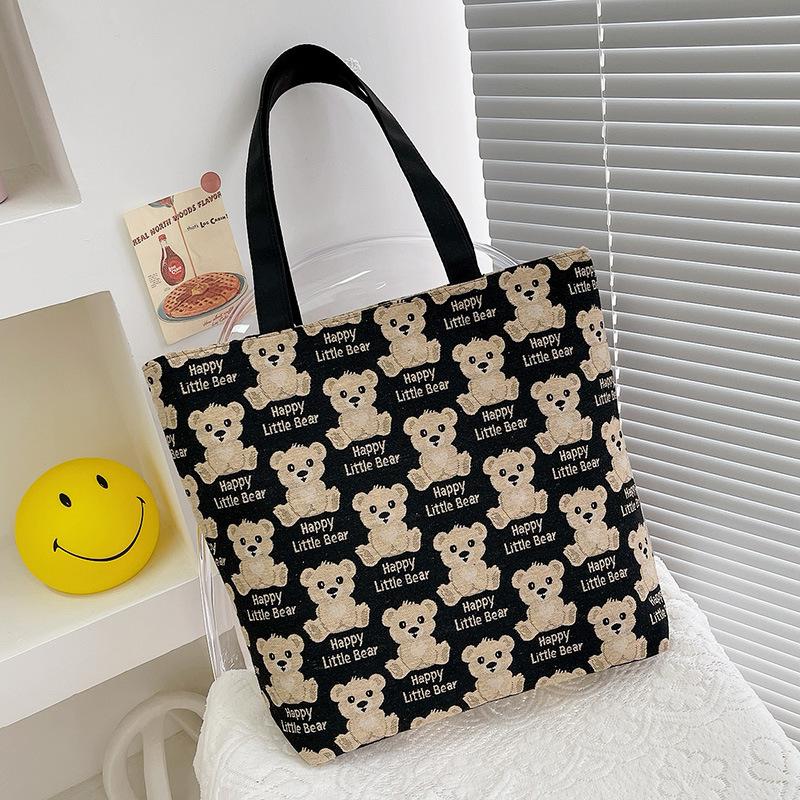 Bear двухсторонняя переносная сумка через плечо, вместительная тканевая сумка, женская новая большая сумка для покупок чёрный
Bear двухсторонняя переносная сумка через плечо, вместительная тканевая сумка, женская новая большая сумка для покупок чёрный