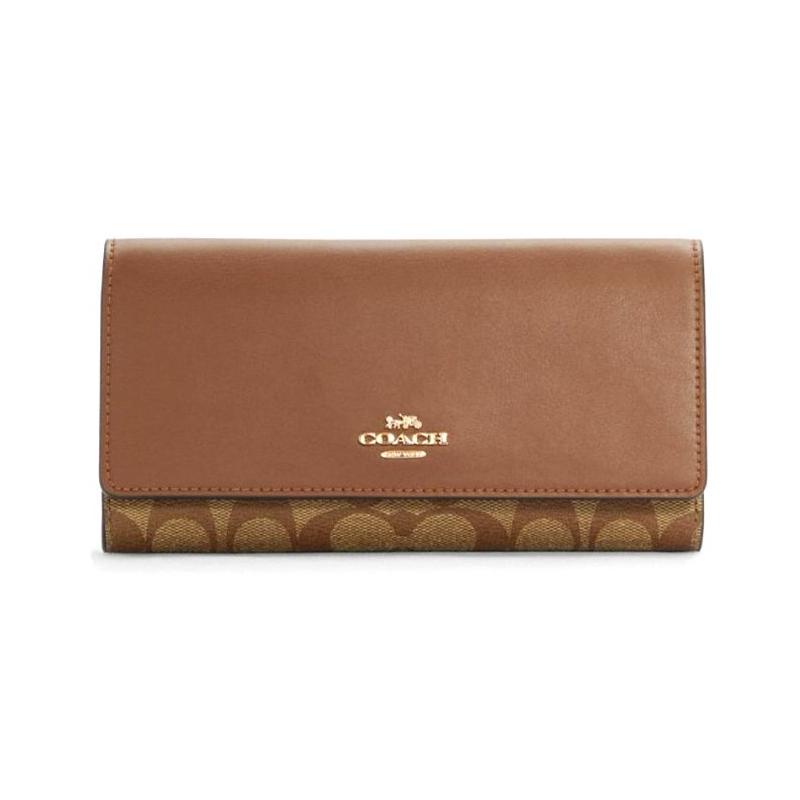 COACH Trifold Wallet 17 Horizontal Printed Fold Coated Canvas Leather Clutch Wallet Women s Brown коричневий
COACH Trifold Wallet 17 Horizontal Printed Fold Coated Canvas Leather Clutch Wallet Women s Brown коричневий