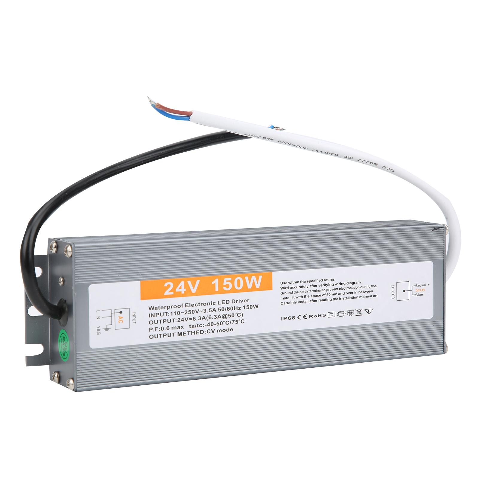 150 Вт ультратонкий водонепроницаемый источник питания светодиодный драйвер питания AC170250V (5060Гц)(DC24V )
150 Вт ультратонкий водонепроницаемый источник питания светодиодный драйвер питания AC170250V (5060Гц)(DC24V )