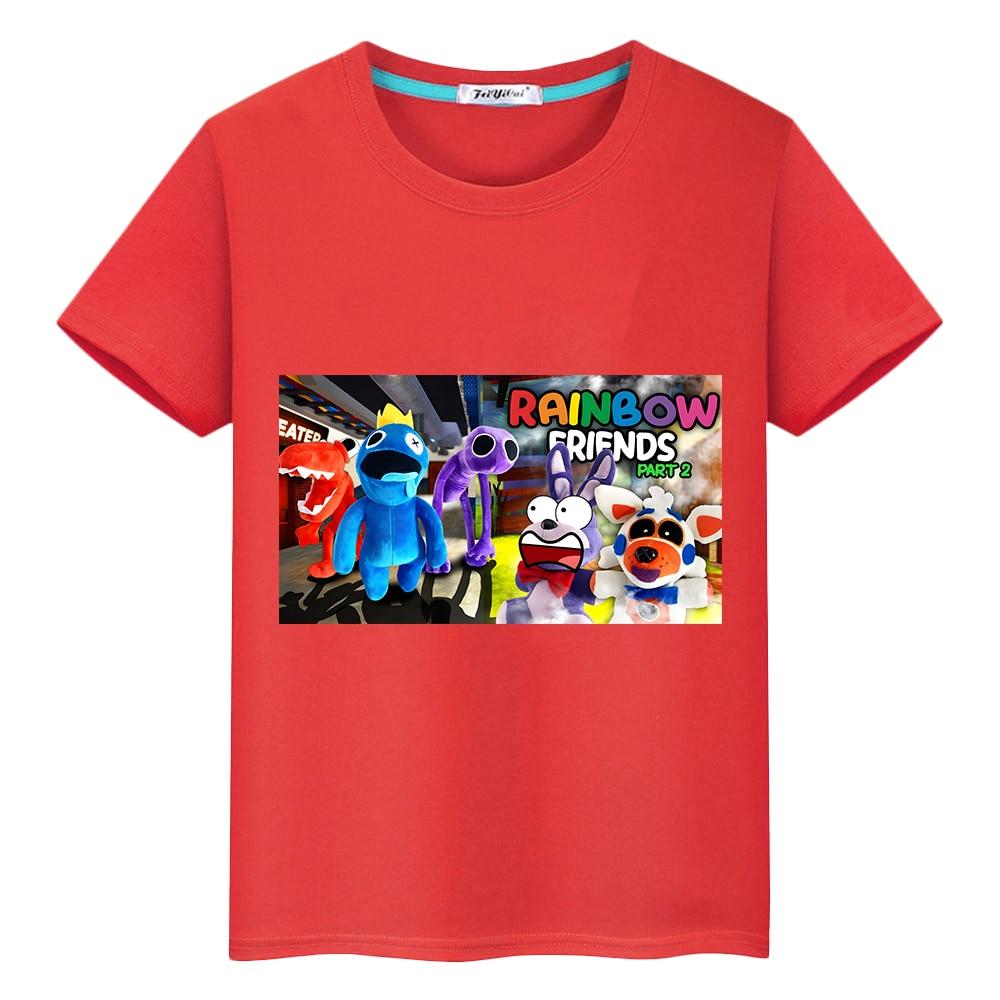 Детская футболка Rainbow Friends из 100% хлопка с короткими топами с принтом, одежда для мальчиков и девочек y2k, цельная летняя детская одежда с круглым вырезом
Детская футболка Rainbow Friends из 100% хлопка с короткими топами с принтом, одежда для мальчиков и девочек y2k, цельная летняя детская одежда с круглым вырезом