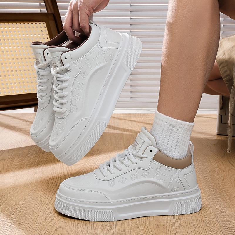 Men s shoes new casual sports shoes trendy versatile high sense wear resistant work thick baseplate shoes white shoes men 39
Men s shoes new casual sports shoes trendy versatile high sense wear resistant work thick baseplate shoes white shoes men 39