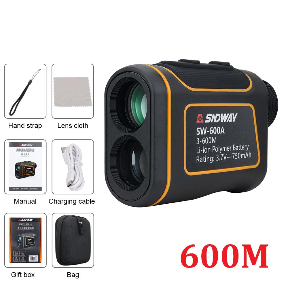 SNDWAY Laser Distance Meter 600m/1000m/1500m Telescope Laser Rangefinder Roulette for Hunting Golf 7X Monocular Distance Measure SW-600A
SNDWAY Laser Distance Meter 600m/1000m/1500m Telescope Laser Rangefinder Roulette for Hunting Golf 7X Monocular Distance Measure SW-600A