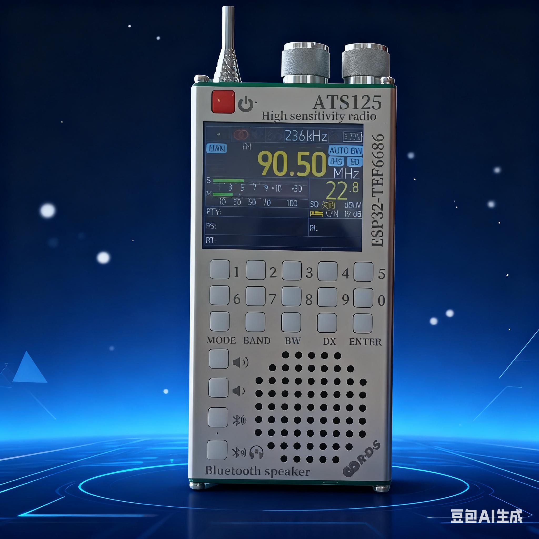 Hand-held ATS125 TEF6686 All Band Radio Receiver LW/MW/SW/FM/AM Portable Shortwave Telescoping Antenna Battery China Mainland
Hand-held ATS125 TEF6686 All Band Radio Receiver LW/MW/SW/FM/AM Portable Shortwave Telescoping Antenna Battery China Mainland