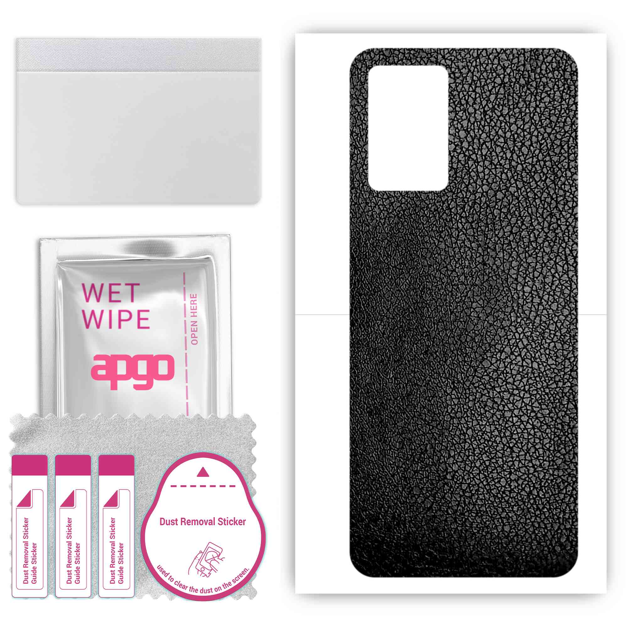 Apgo Protective Skin Sticker для задньої панелі, сумісної з ZTE Blade V30 Vita, Wrap Film, Foil, Vinyl - Pattern Black Leather
Apgo Protective Skin Sticker для задньої панелі, сумісної з ZTE Blade V30 Vita, Wrap Film, Foil, Vinyl - Pattern Black Leather
