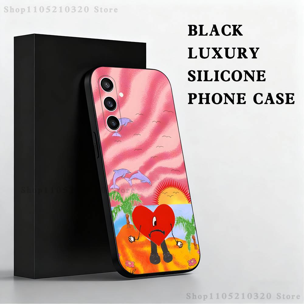 B-Bad B-Bunny singer Phone Case For Samsung S25,S24 Ultra,S20,S30 plus,S22 plus,S23,S30 Ultra 5G Silicone Black Shell SamsungS23plus 5G
B-Bad B-Bunny singer Phone Case For Samsung S25,S24 Ultra,S20,S30 plus,S22 plus,S23,S30 Ultra 5G Silicone Black Shell SamsungS23plus 5G