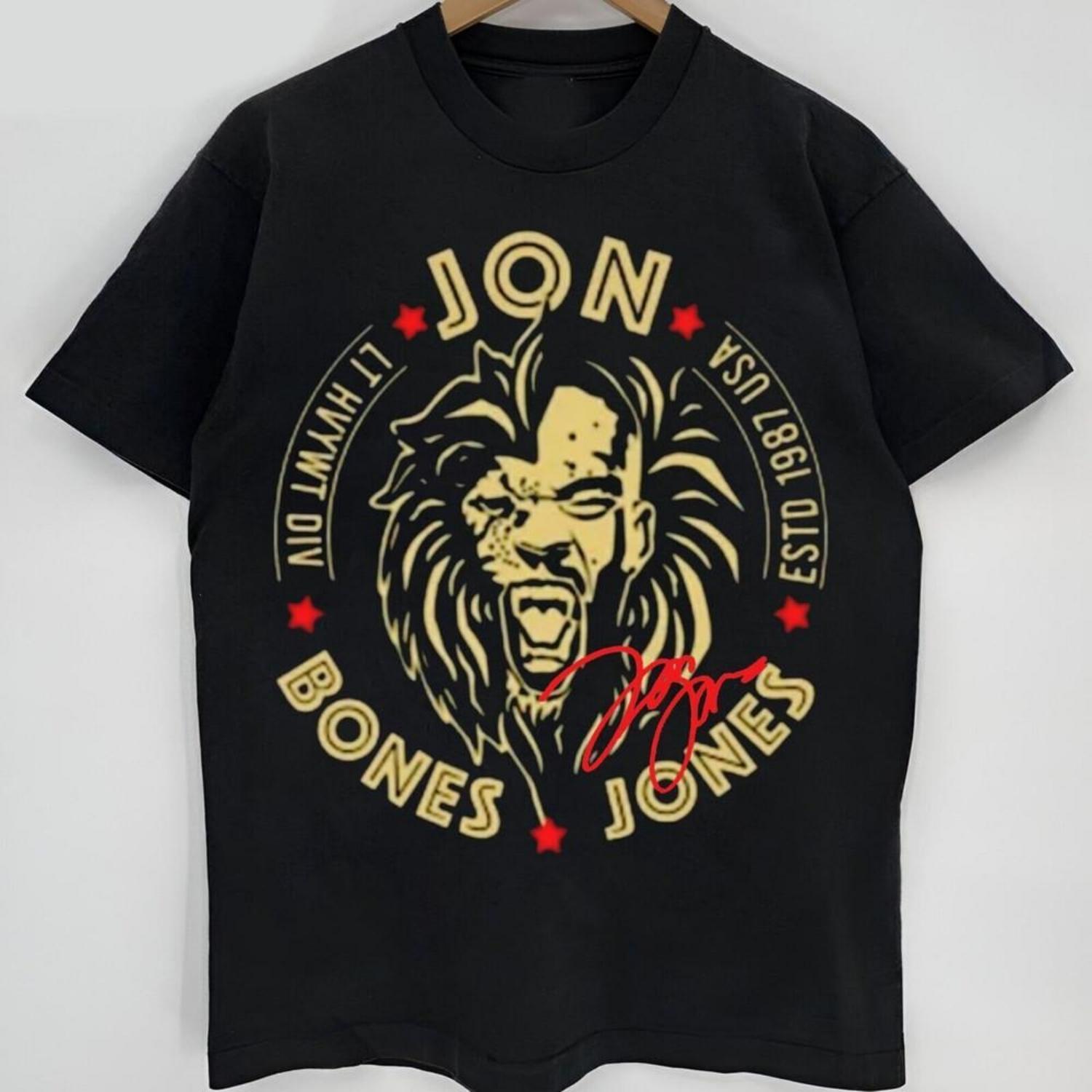 Нова футболка Jon Jones Класична чоловіча Всі розміри Футболка Унісекс Футболка XXXXXL чорний
Нова футболка Jon Jones Класична чоловіча Всі розміри Футболка Унісекс Футболка XXXXXL чорний