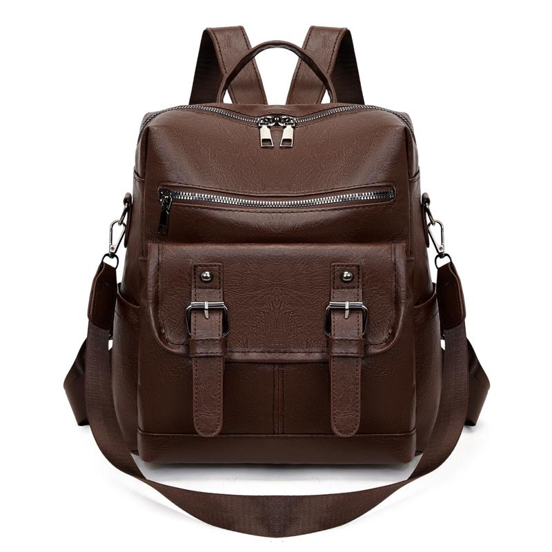 Women s Retro PU Backpack Large Capacity Multi-function Shoulder Bag кофейный
Women s Retro PU Backpack Large Capacity Multi-function Shoulder Bag кофейный