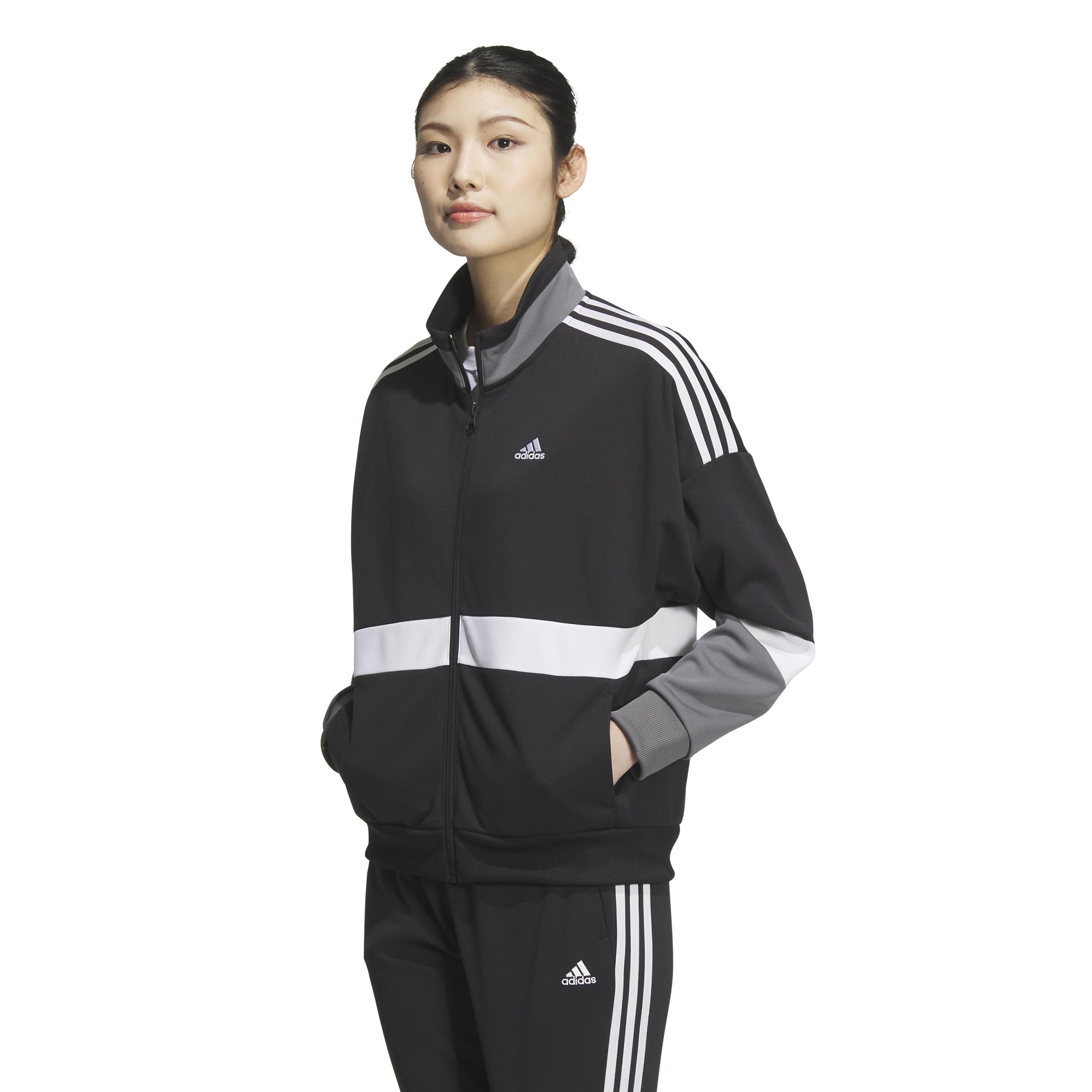 Adidas KTX55 Team Loose Fit Double Knit Track Black Women s Top, (JG8142)
Adidas KTX55 Team Loose Fit Double Knit Track Black Women s Top, (JG8142)