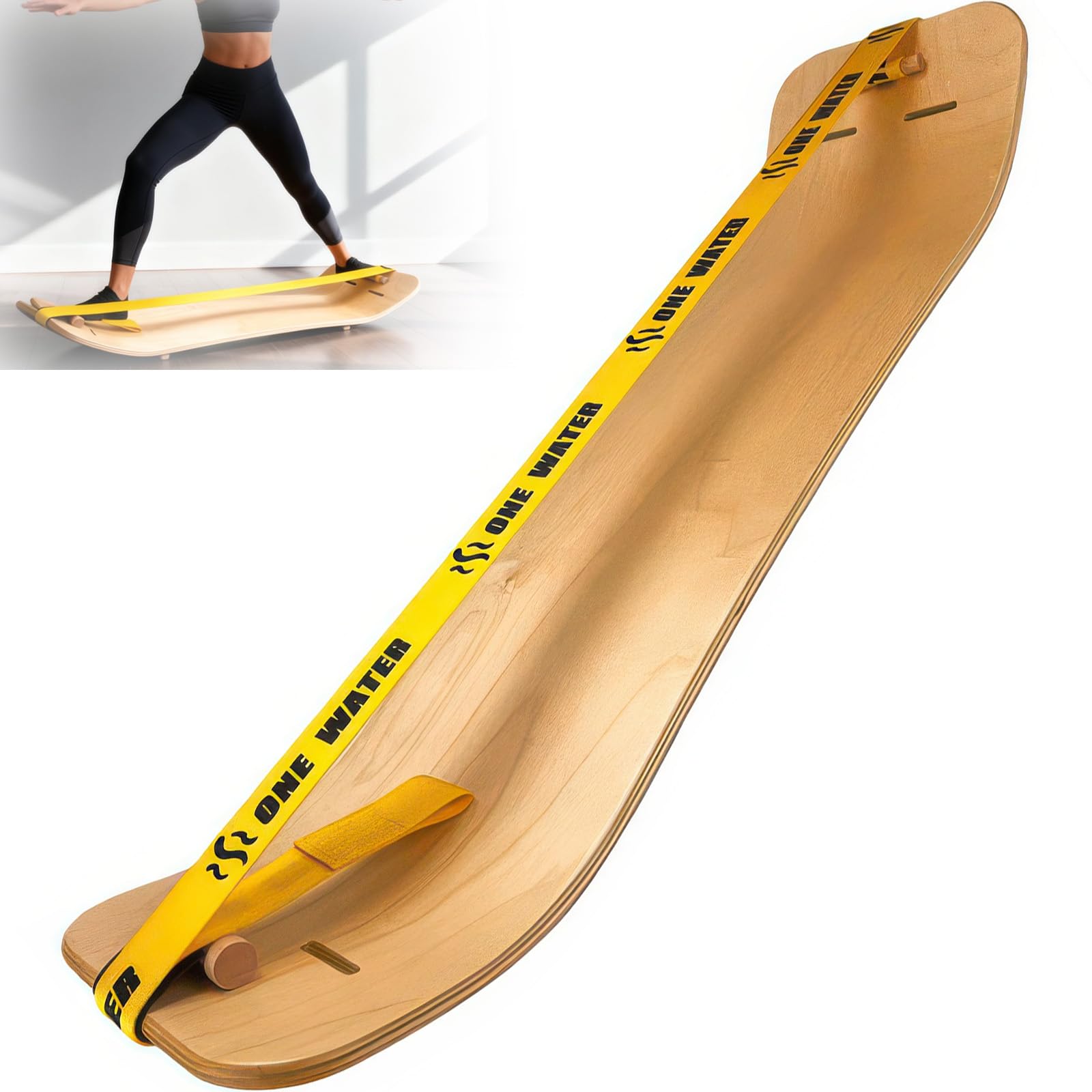 Adult Balance Board 150kg Weight Capacity Maple Wood Training Board for Core Strengthening Suitable for Design Ideal for Indoor Exercise Perfect Gift
Adult Balance Board 150kg Weight Capacity Maple Wood Training Board for Core Strengthening Suitable for Design Ideal for Indoor Exercise Perfect Gift