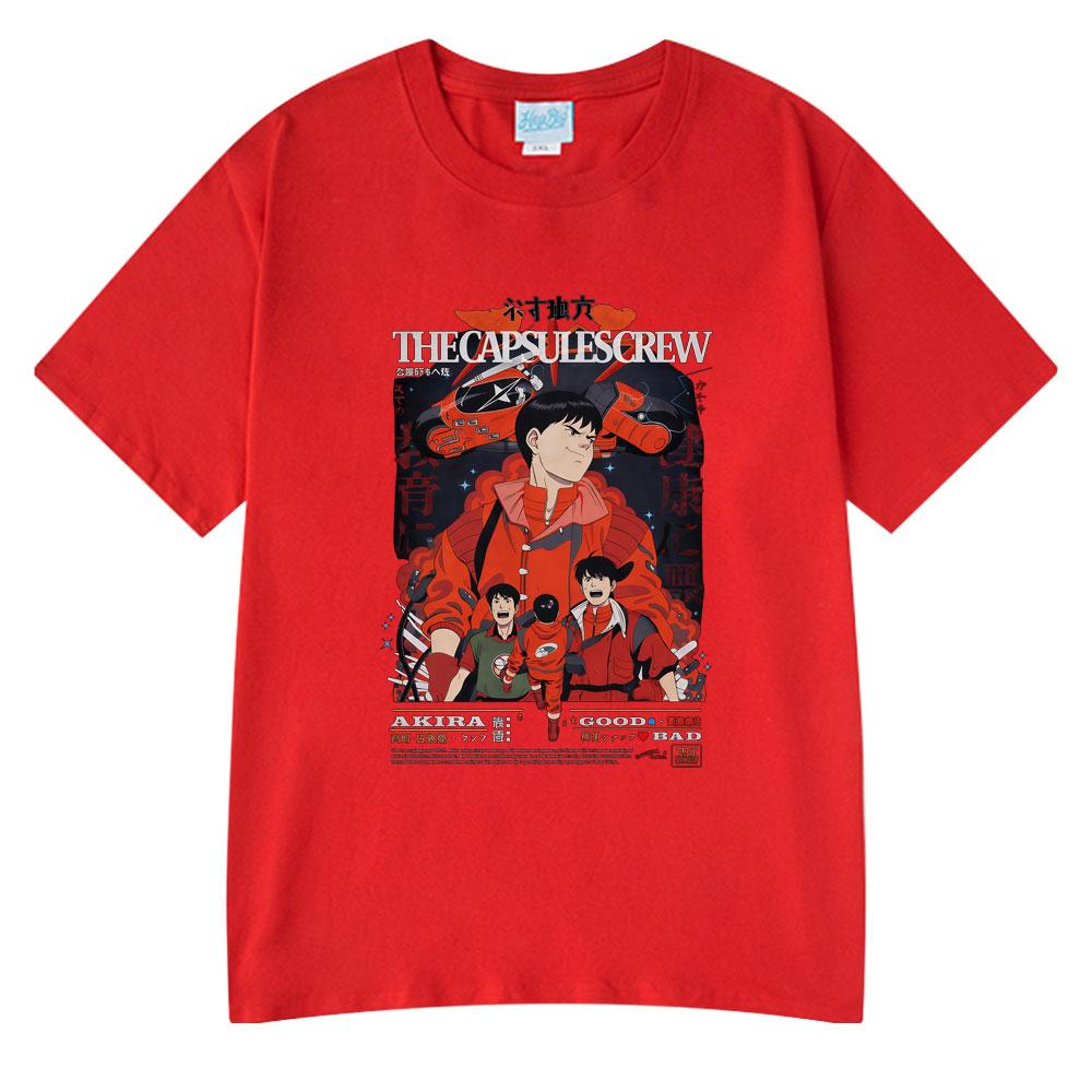 Anime Akira T Shirt 90s Japanese Unisexga Shotaro Kaneda T-shirt Unisex Women Clothing Fashion Oversized Wears Cotton Casual T-shirts S
Anime Akira T Shirt 90s Japanese Unisexga Shotaro Kaneda T-shirt Unisex Women Clothing Fashion Oversized Wears Cotton Casual T-shirts S