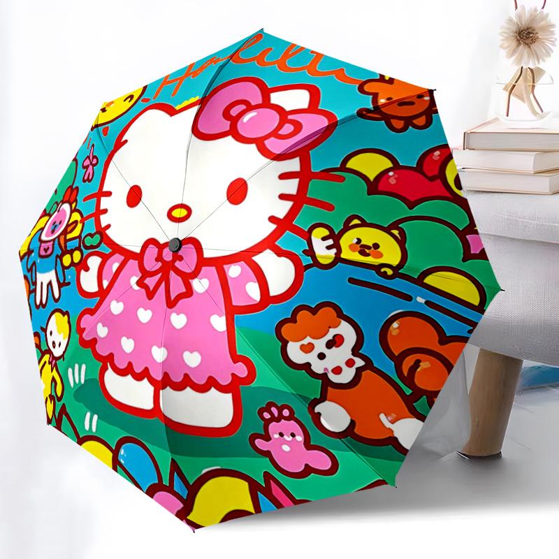 1pc Hello Kitty Automatic Opening/Closing Umbrella with Foldable Design, 8-Bone Iron Frame Outdoor Umbrella, Ideal Gift for Fans, Travelers, Everyday
1pc Hello Kitty Automatic Opening/Closing Umbrella with Foldable Design, 8-Bone Iron Frame Outdoor Umbrella, Ideal Gift for Fans, Travelers, Everyday