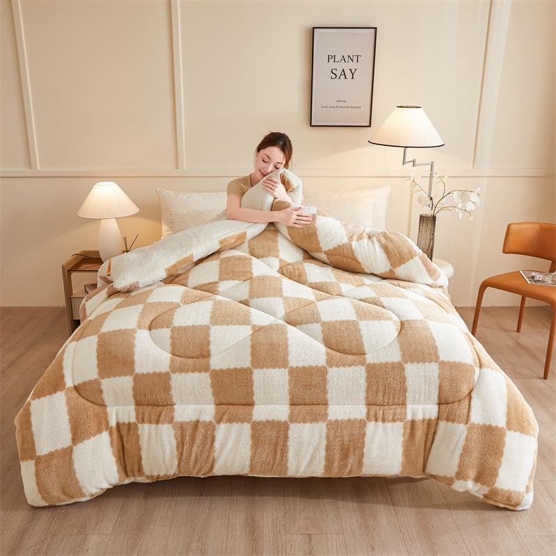 Double-Sided Milk Fleece Duvet for Autumn/Winter – Thick, Warm Bedding for Single Dormitory Use 150x200cm, 5 Jin
Double-Sided Milk Fleece Duvet for Autumn/Winter – Thick, Warm Bedding for Single Dormitory Use 150x200cm, 5 Jin