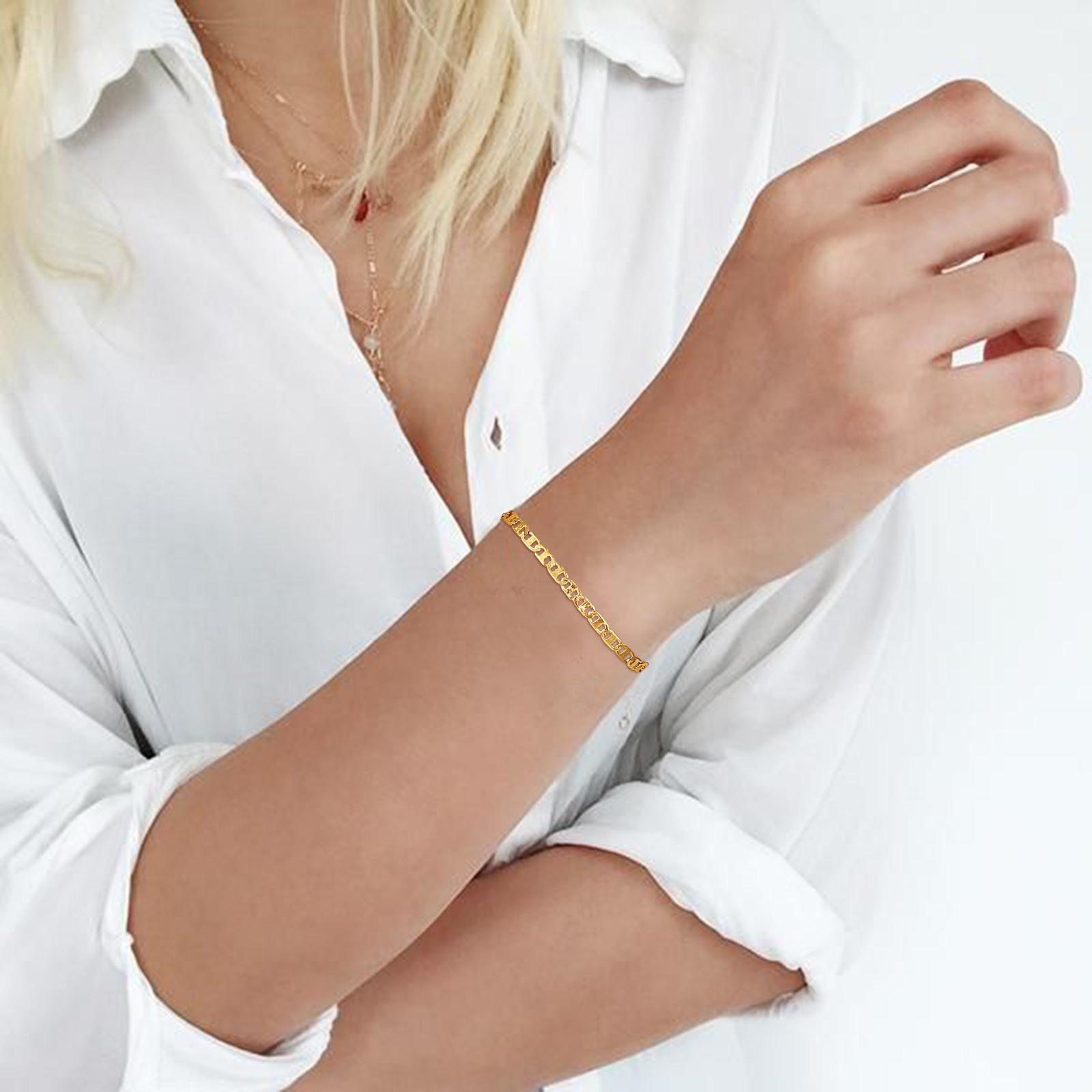 Women s Gold Color Flat Mariner Chain Anklets, Not Allergy Stainless Steel Marina Link Summer Holiday Beach Anklet Jewelry
Women s Gold Color Flat Mariner Chain Anklets, Not Allergy Stainless Steel Marina Link Summer Holiday Beach Anklet Jewelry