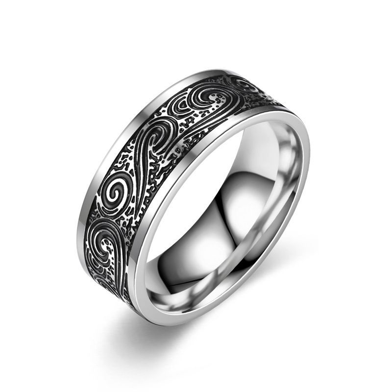 Ethnic-inspired Minimalist Vintage- Fade-resistant Titanium Steel Ring Stainless Steel Jewelry Band One Size
Ethnic-inspired Minimalist Vintage- Fade-resistant Titanium Steel Ring Stainless Steel Jewelry Band One Size