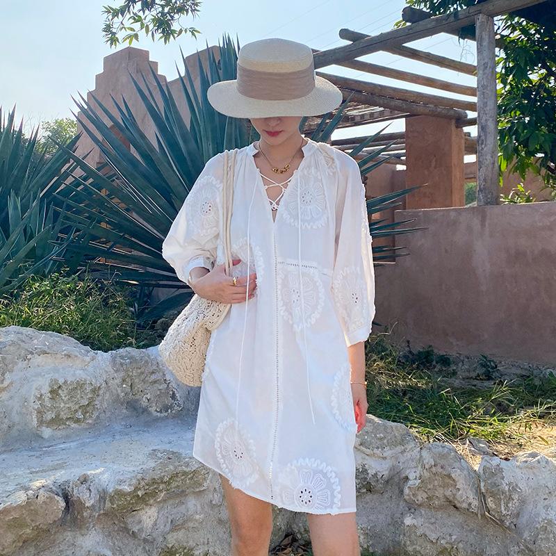 Женское летнее модное новое праздничное платье А-силуэта с V-образным вырезом L бежевый
Женское летнее модное новое праздничное платье А-силуэта с V-образным вырезом L бежевый