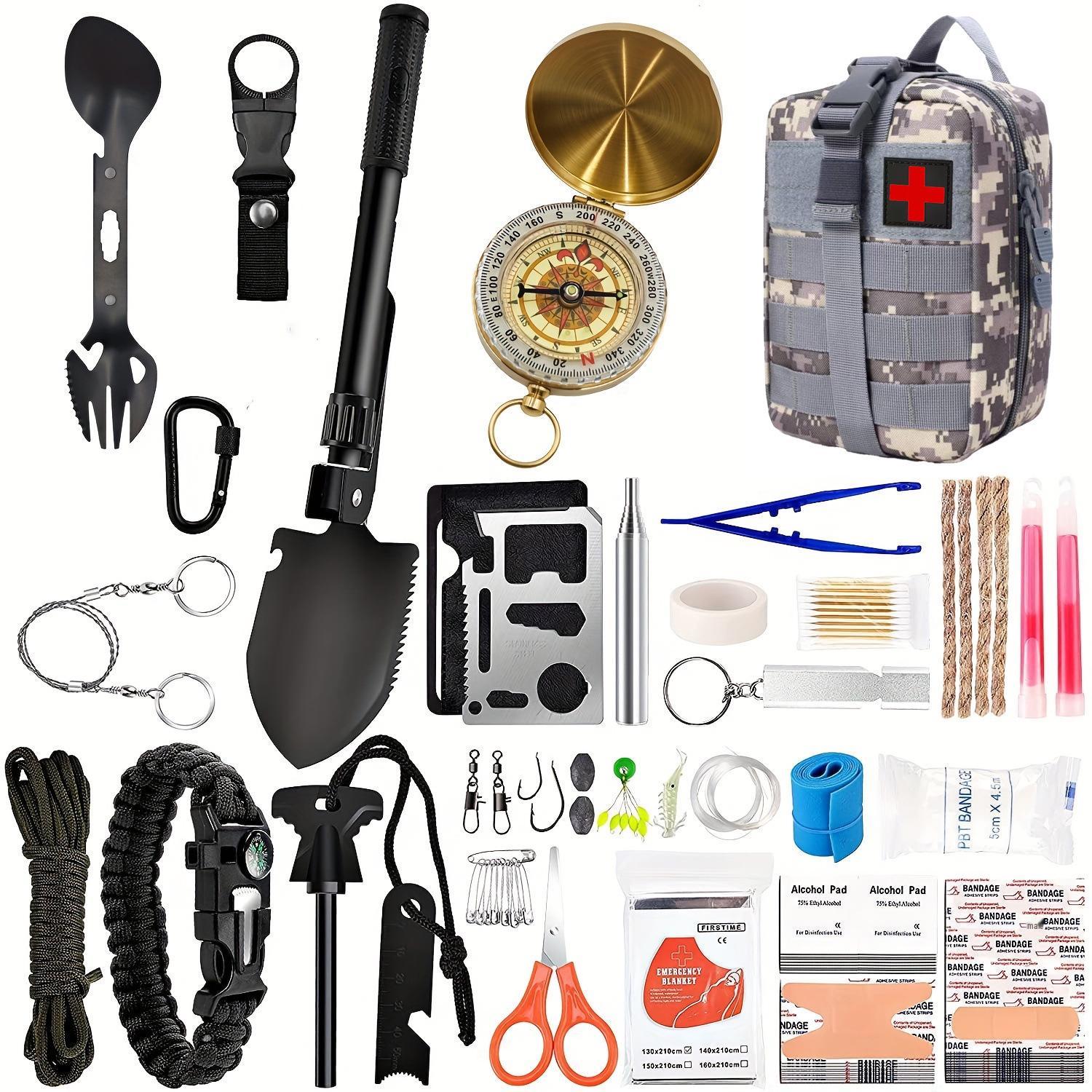 Multi-functional Outdoor First Aid & Camping Survival Kit
Multi-functional Outdoor First Aid & Camping Survival Kit
