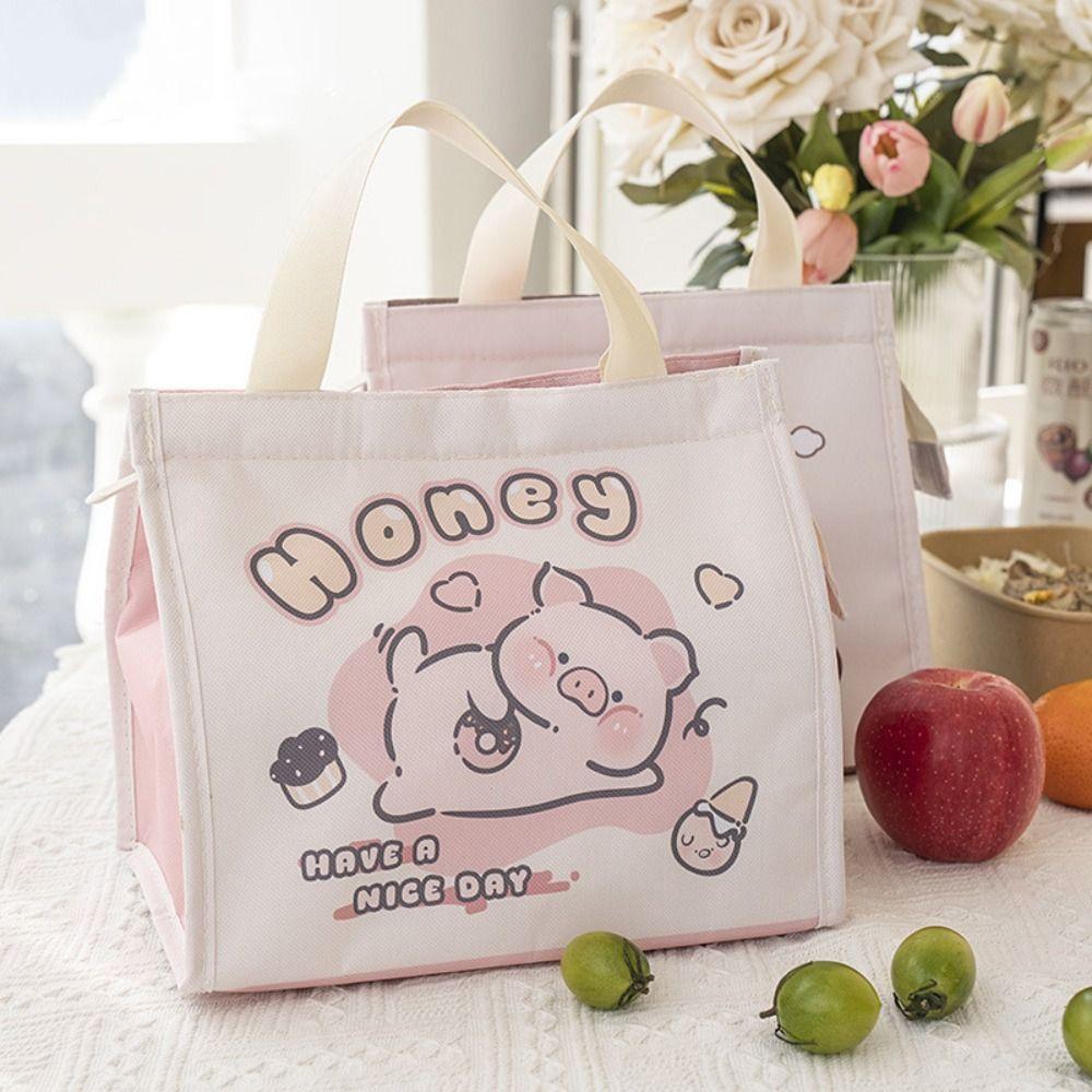 Waterproof Cartoon Lunch Bag Large Capacity Portable Lunch Box Simple Canteen Bag Travel Style1
Waterproof Cartoon Lunch Bag Large Capacity Portable Lunch Box Simple Canteen Bag Travel Style1
