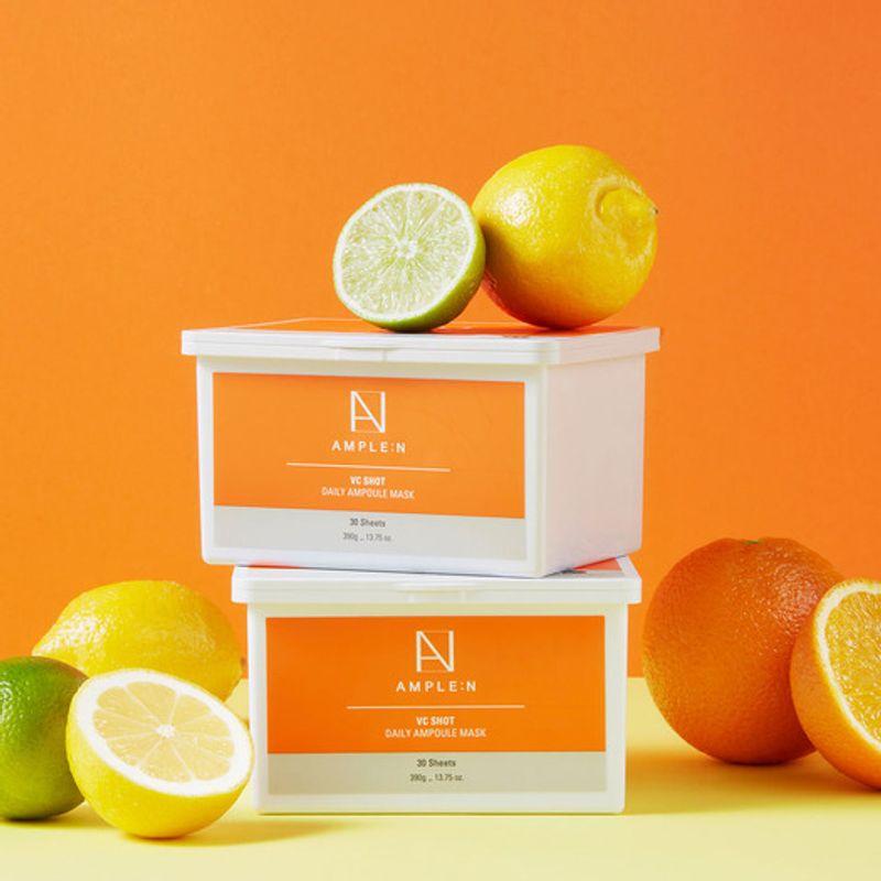AMPLE:N VC Shot Daily Ampoule Mask (30 sheets) 30 sheets
AMPLE:N VC Shot Daily Ampoule Mask (30 sheets) 30 sheets