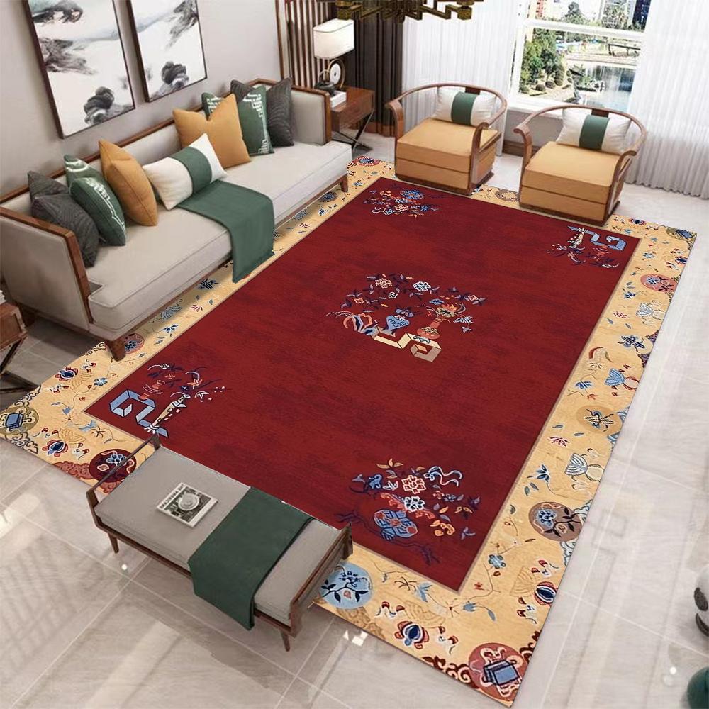 Ковер с цветочным узором в китайском стиле для гостиной, украшение дома, коврики для диванной зоны, нескользящий коврик для спальни, моющийся придверный коврик 50x80cm
Ковер с цветочным узором в китайском стиле для гостиной, украшение дома, коврики для диванной зоны, нескользящий коврик для спальни, моющийся придверный коврик 50x80cm