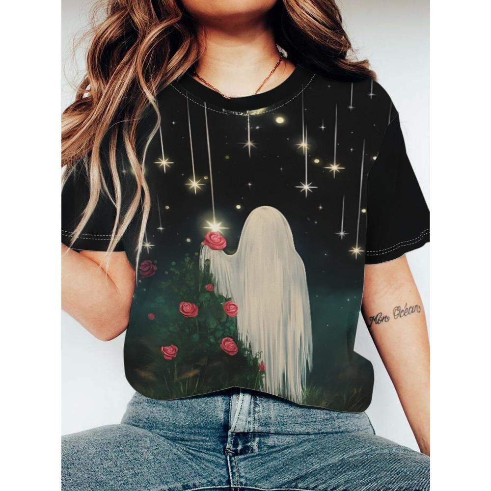 Fashion 3D Digital Printing Women s Trendy Round Neck Short Sleeved T-shirt 6XL
Fashion 3D Digital Printing Women s Trendy Round Neck Short Sleeved T-shirt 6XL