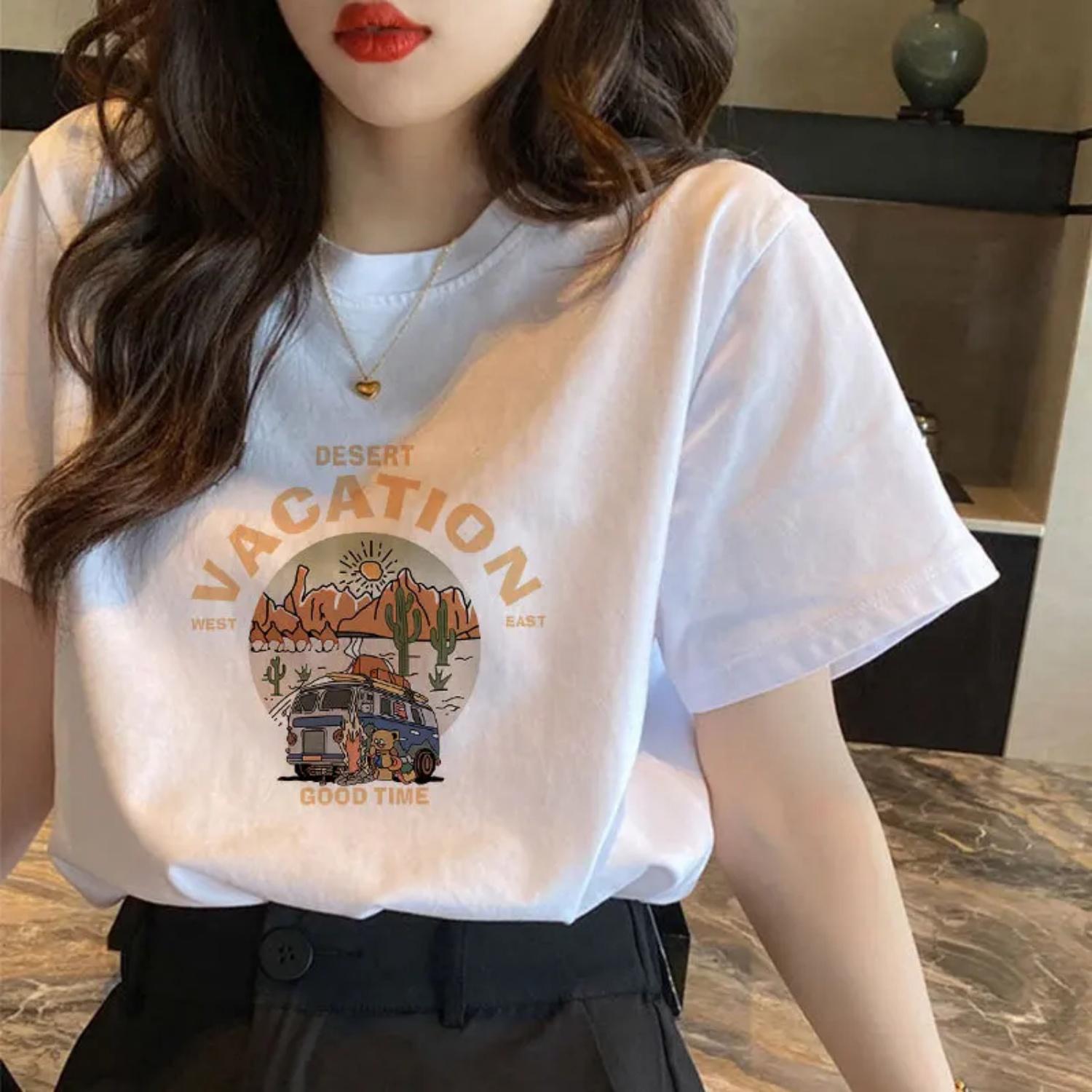 White Pure Cotton Short Sleeve T-Shirt Women s Summer Retro Hong Kong Style Chic Unique Design Straight Shoulder Top XXXXXL білий
White Pure Cotton Short Sleeve T-Shirt Women s Summer Retro Hong Kong Style Chic Unique Design Straight Shoulder Top XXXXXL білий