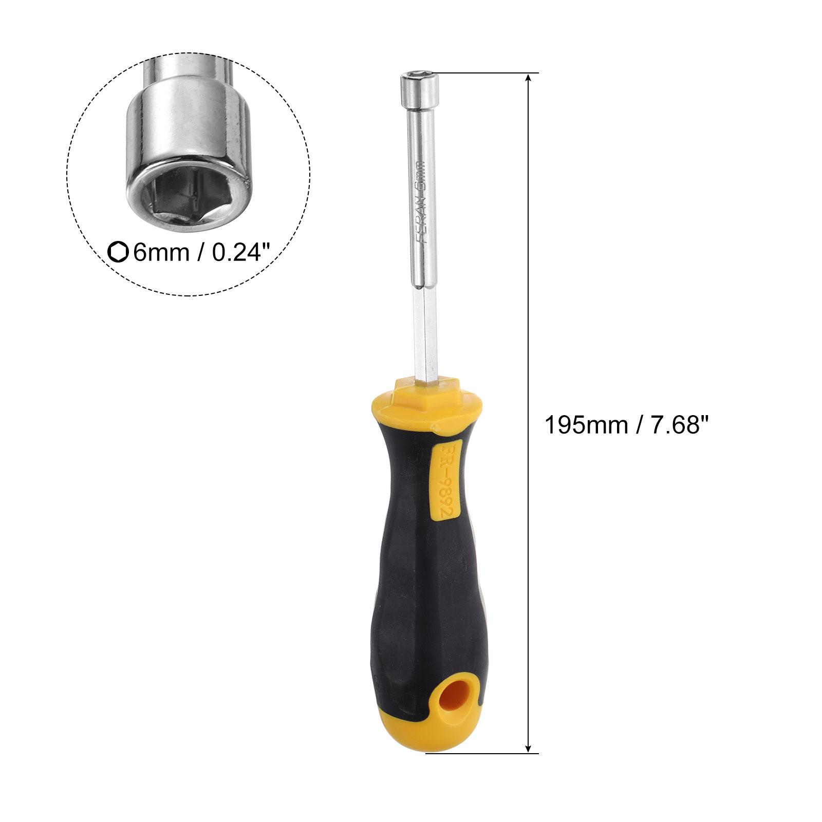 5/6/7/8/10mm Socket Wrench Screwdriver Carbon Steel Hexagon Nut Driver Hand Tool for Hand-Making Automotive Repair Maintenance
5/6/7/8/10mm Socket Wrench Screwdriver Carbon Steel Hexagon Nut Driver Hand Tool for Hand-Making Automotive Repair Maintenance