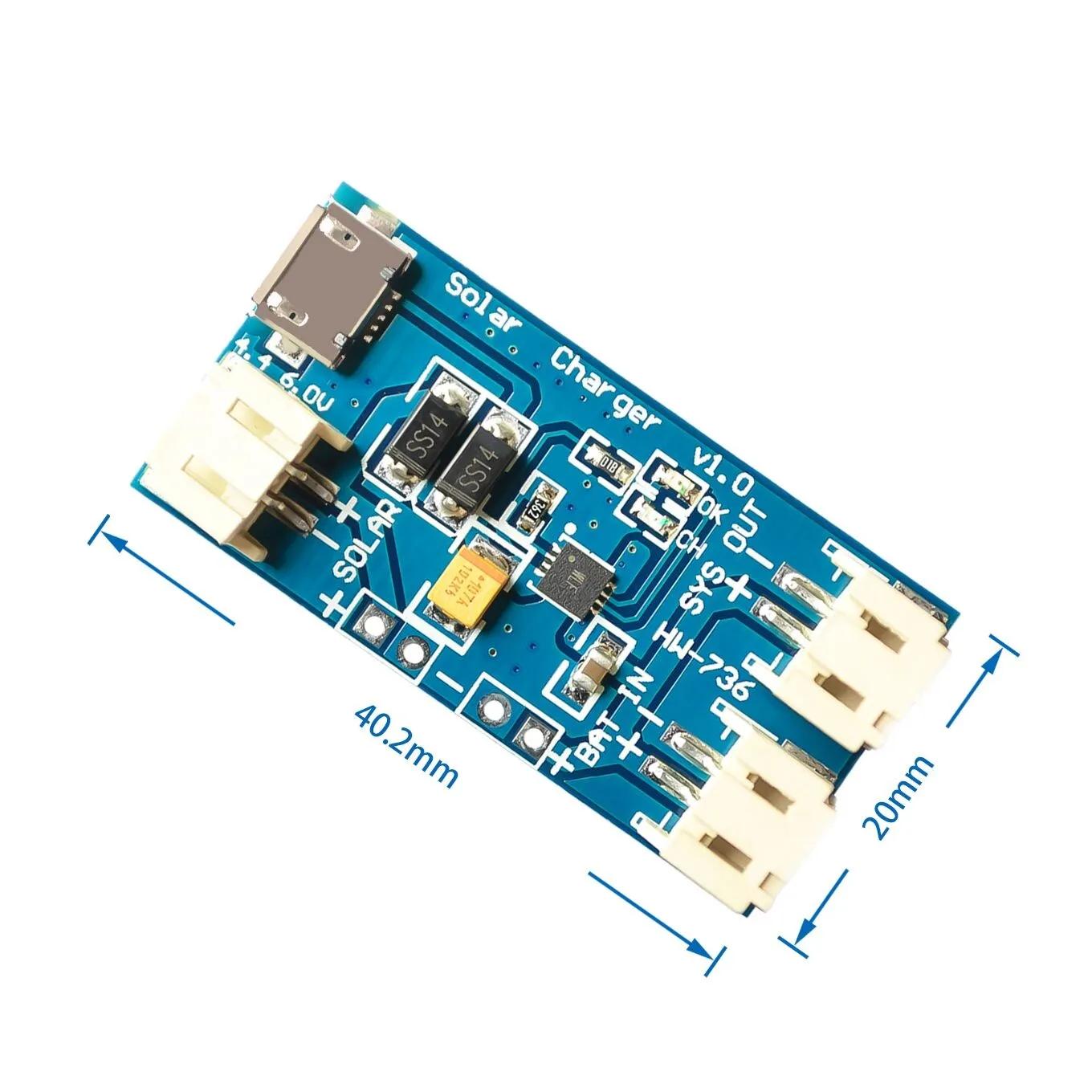 500Ma Mini Solar Lipo Charger Board CN3065 Lithium Battery Charge Chip DIY Outdoor Charging Board Module для Arduino білий
500Ma Mini Solar Lipo Charger Board CN3065 Lithium Battery Charge Chip DIY Outdoor Charging Board Module для Arduino білий