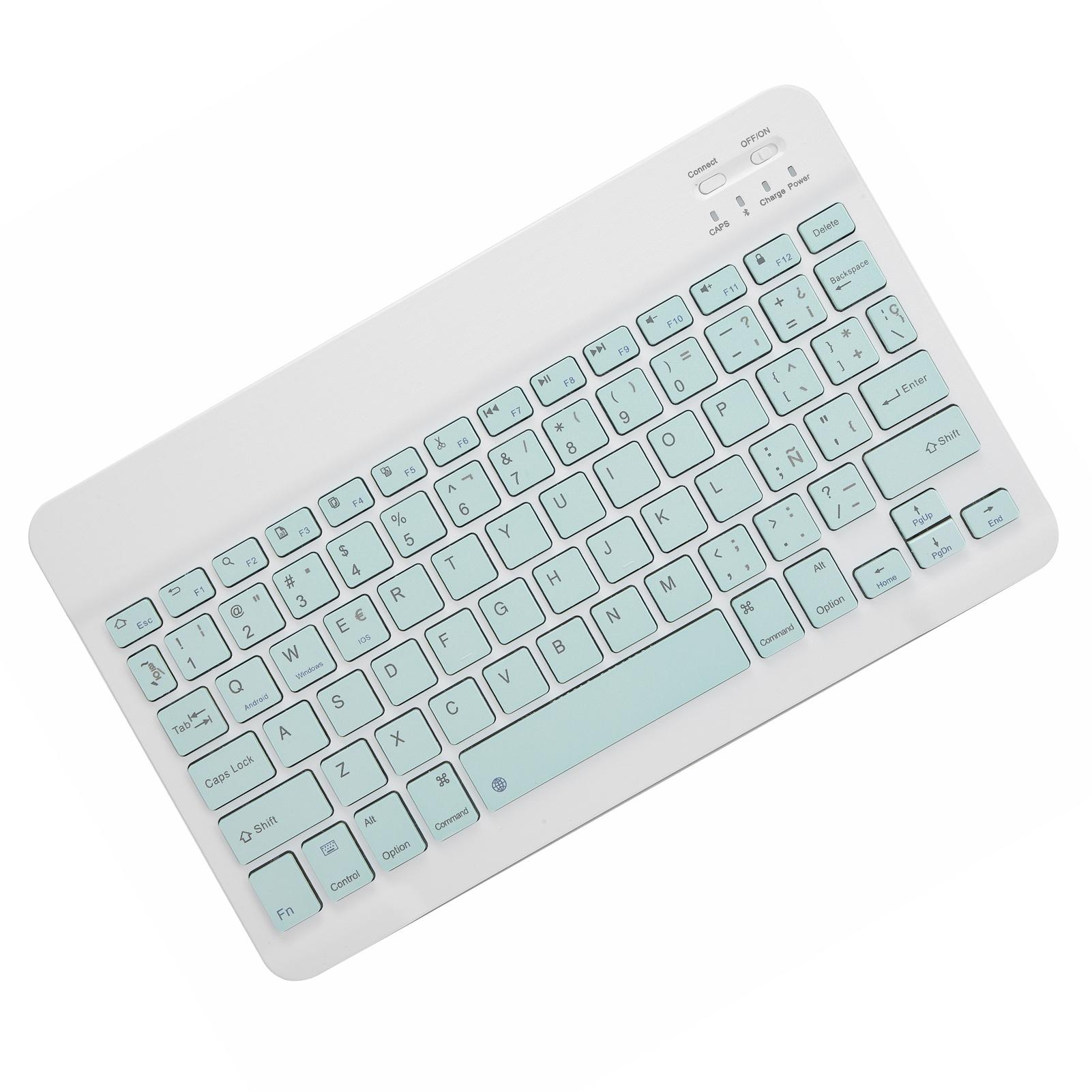 Беспроводная Bluetooth-клавиатура, колпачки клавиш пишущей машинки, совместимая с универсальным устройством 10 дюймов, светло-зеленая светло-зеленый
Беспроводная Bluetooth-клавиатура, колпачки клавиш пишущей машинки, совместимая с универсальным устройством 10 дюймов, светло-зеленая светло-зеленый
