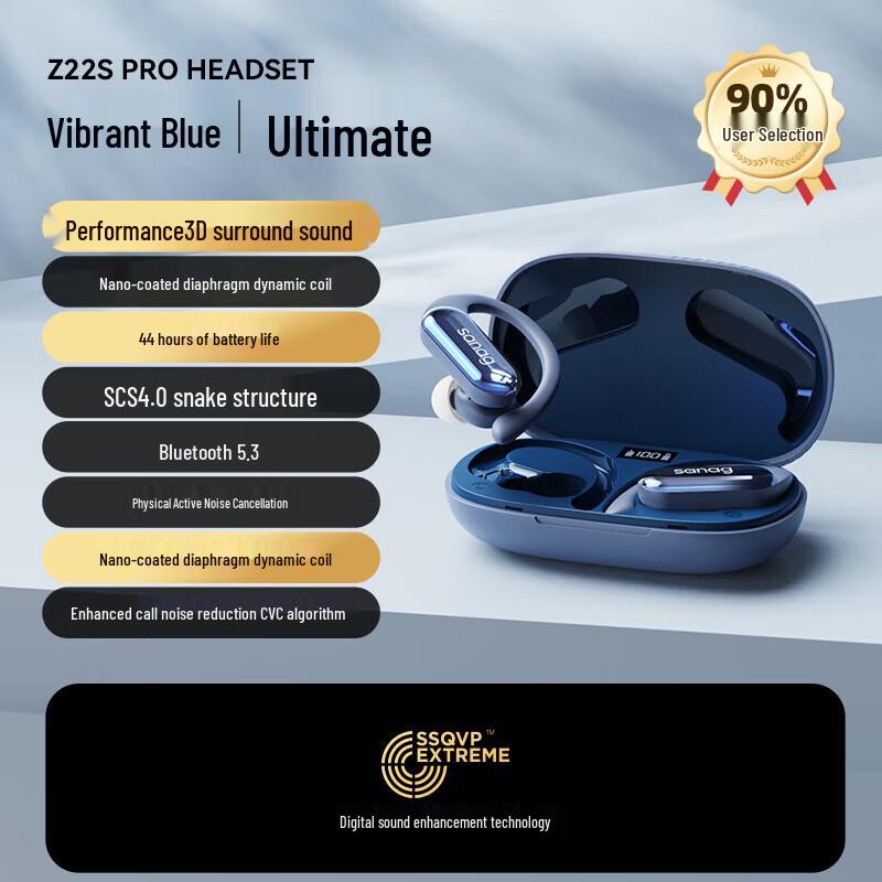 Sanag Z22SPro Open-Ear Bluetooth Sport Headphones
Sanag Z22SPro Open-Ear Bluetooth Sport Headphones