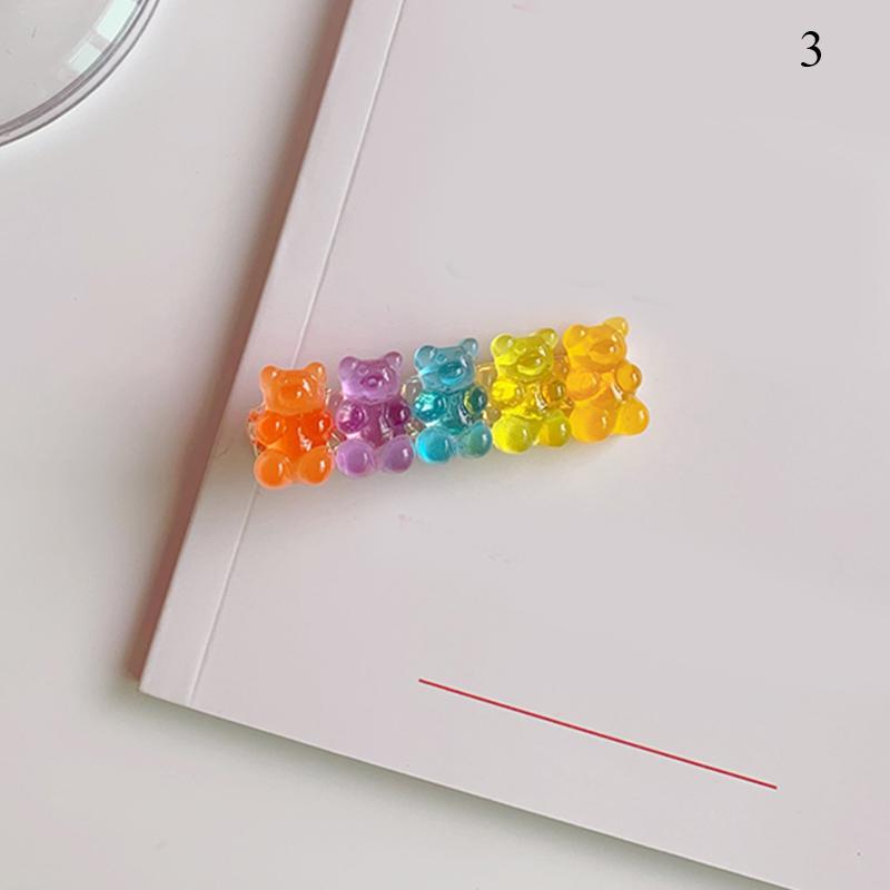 Candy Color Jelly Bear Hair Barrette Clips Barrettes Cute Cartoon Animal Hairpin Women Girls Hairgrips Hair Acccessories Gifts
Candy Color Jelly Bear Hair Barrette Clips Barrettes Cute Cartoon Animal Hairpin Women Girls Hairgrips Hair Acccessories Gifts