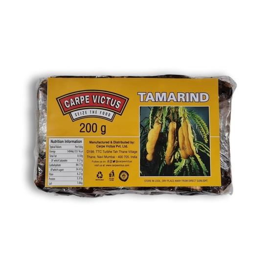 CARPE VICTUS Tamarind Slab 200g | 100% Pure Imli | Seedless Tamarind Pulp 200GM
CARPE VICTUS Tamarind Slab 200g | 100% Pure Imli | Seedless Tamarind Pulp 200GM